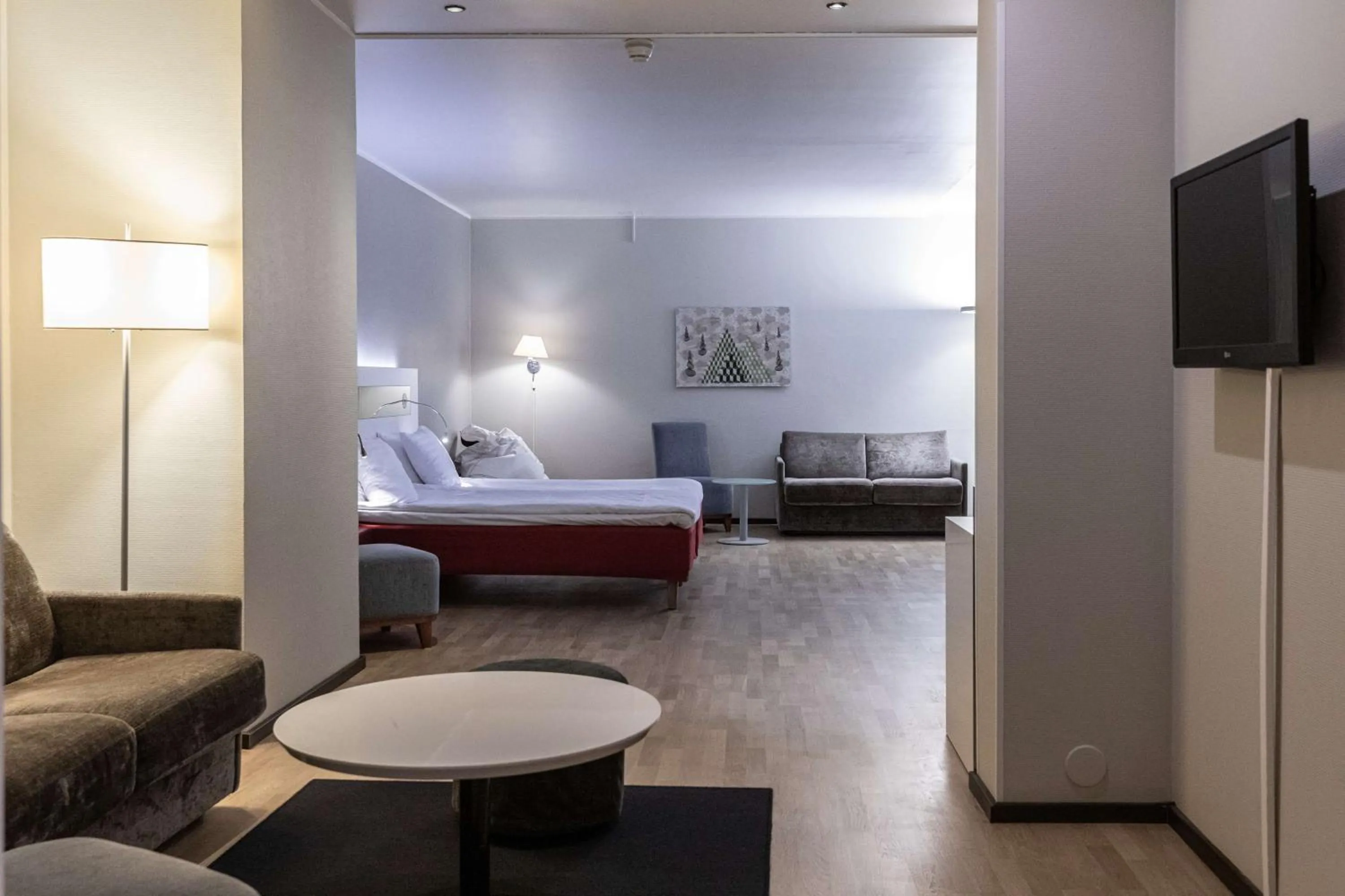 Bedroom, Bed in Scandic Kaisaniemi