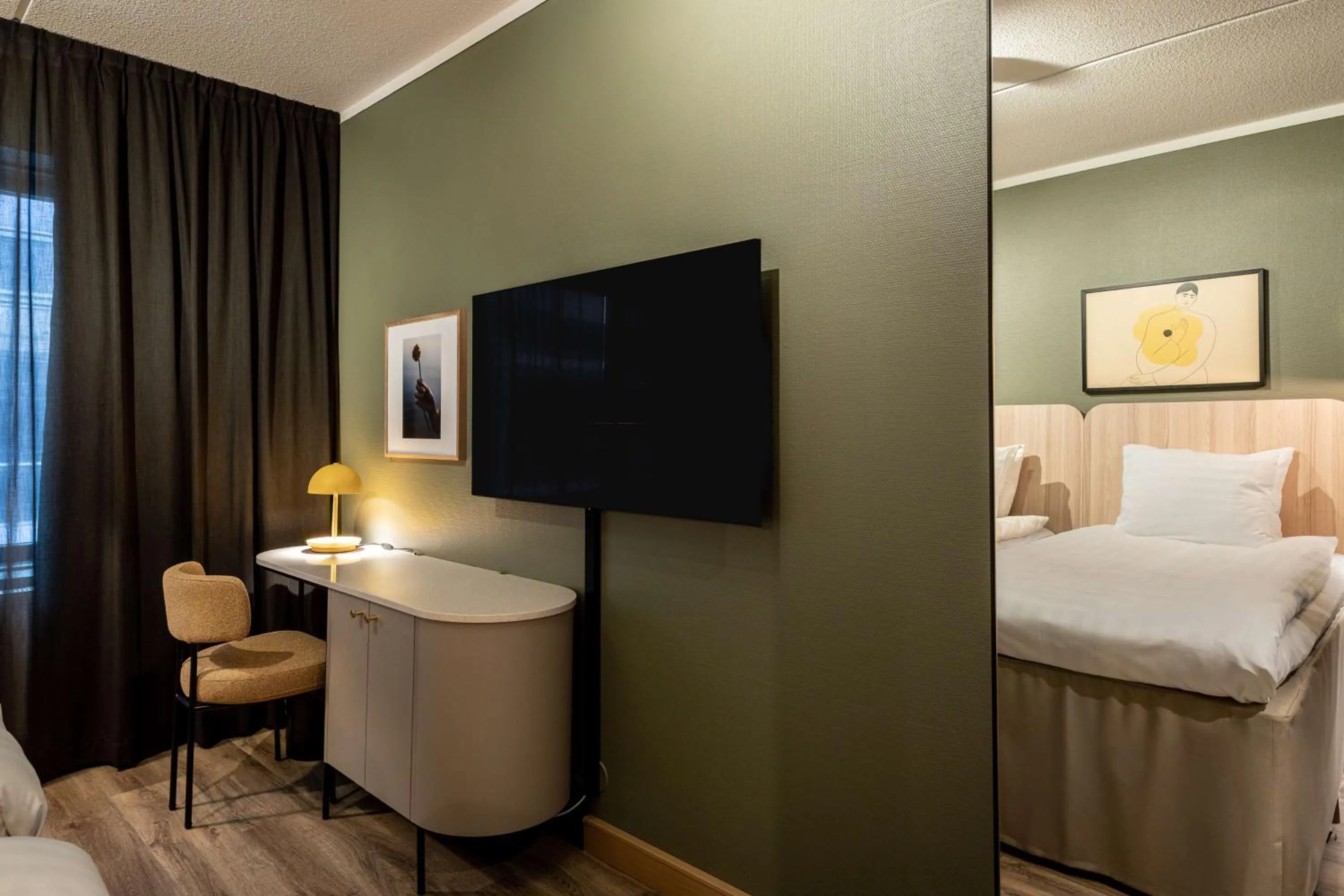 Bedroom, Bed in Scandic Lahti City