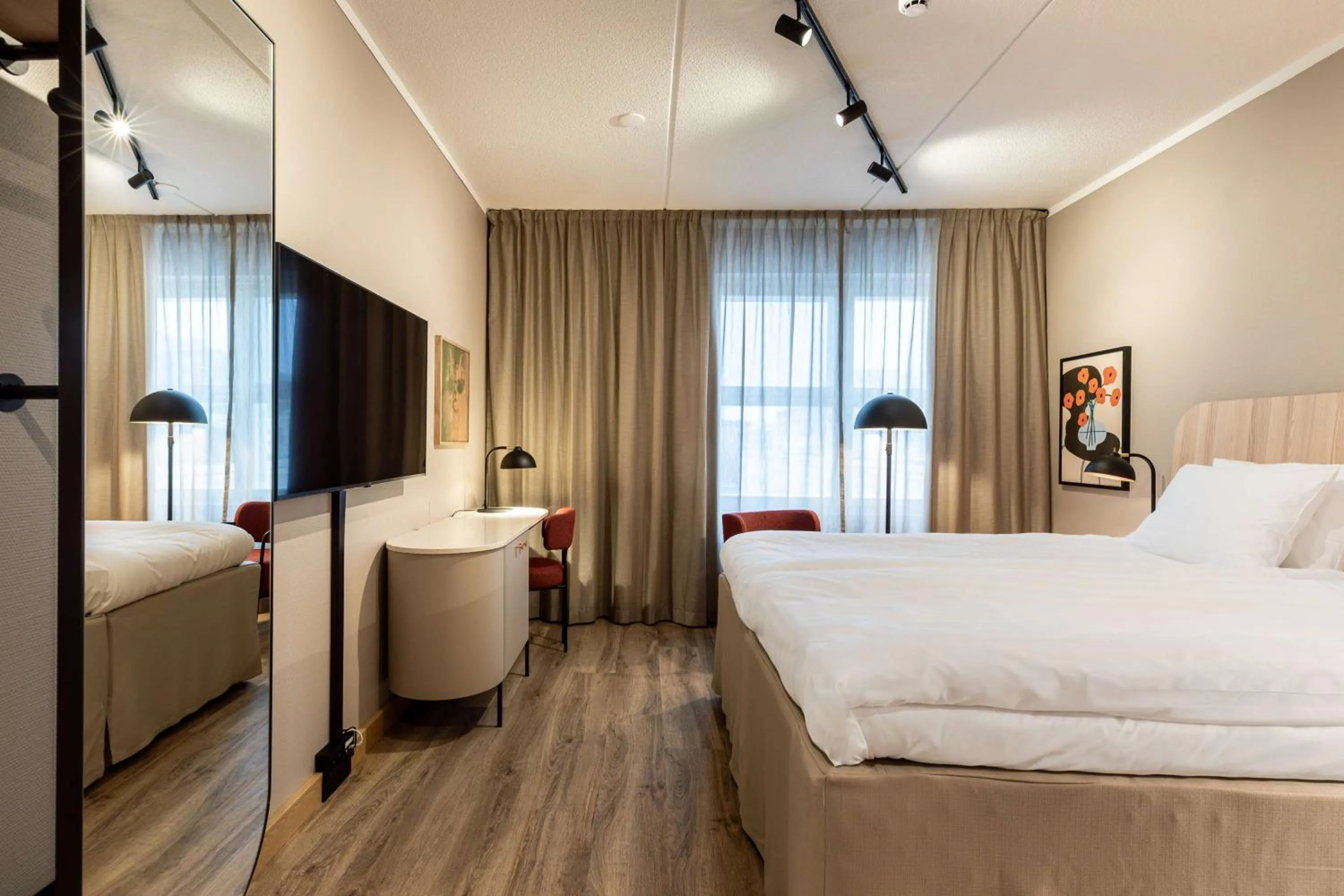 Bedroom, Bed in Scandic Lahti City