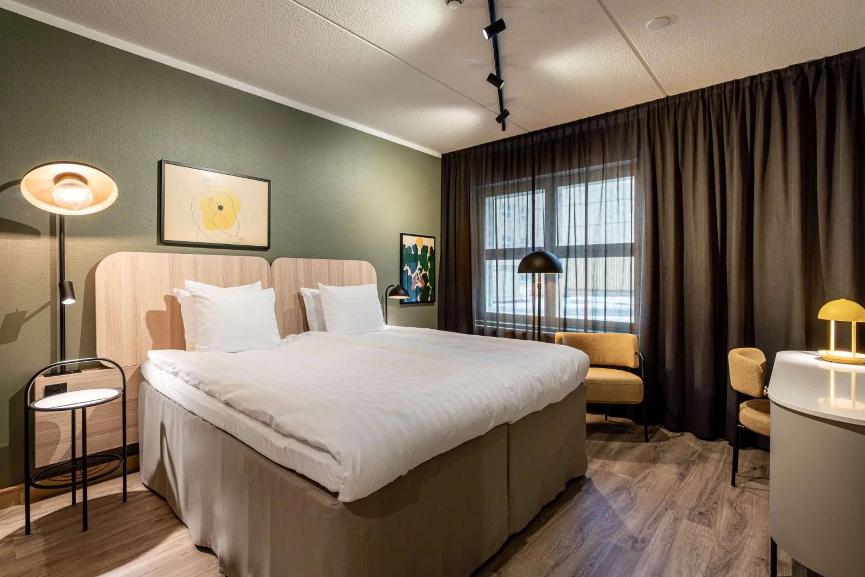 Bedroom, Bed in Scandic Lahti City