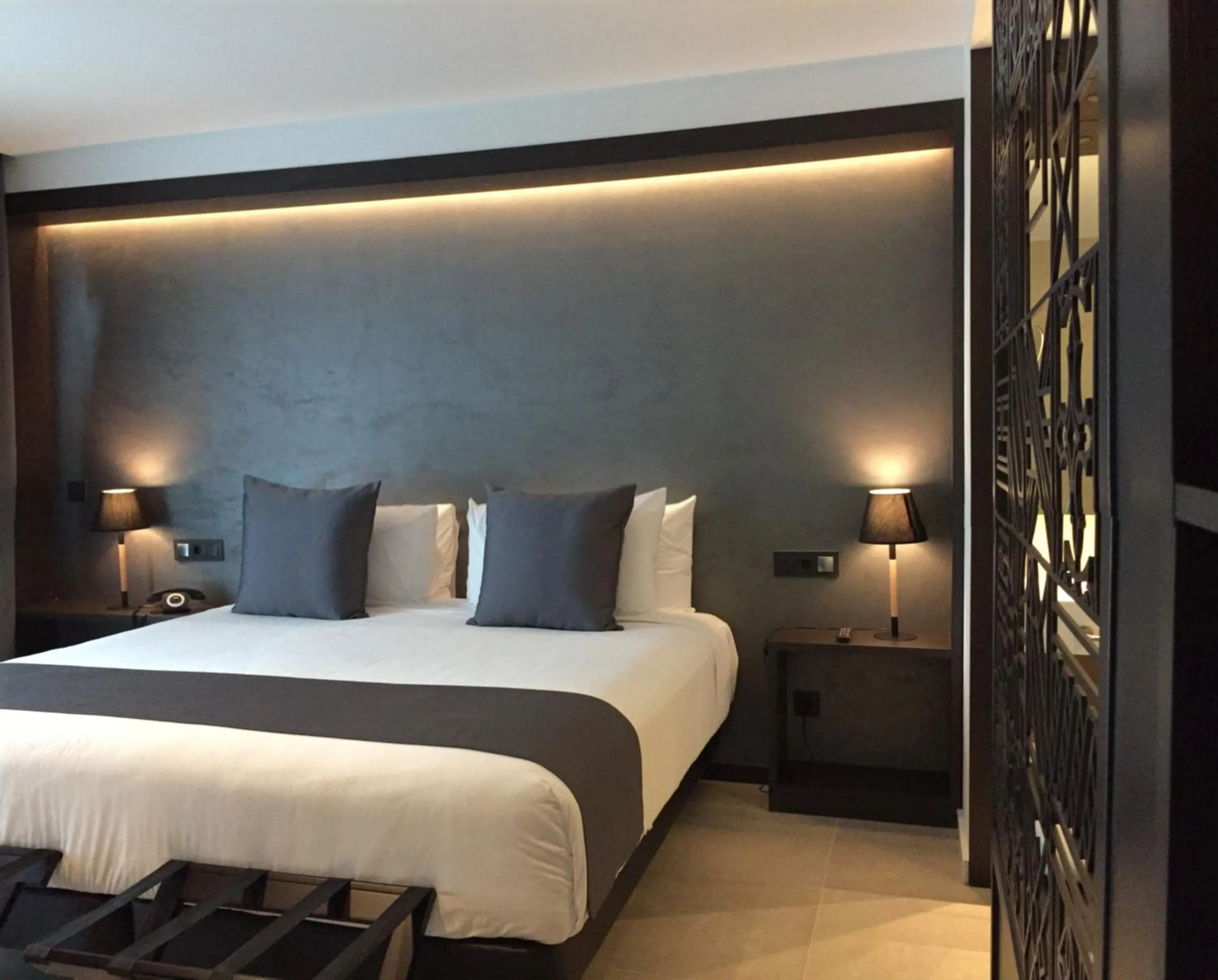 Bed in Vila Arenys Hotel