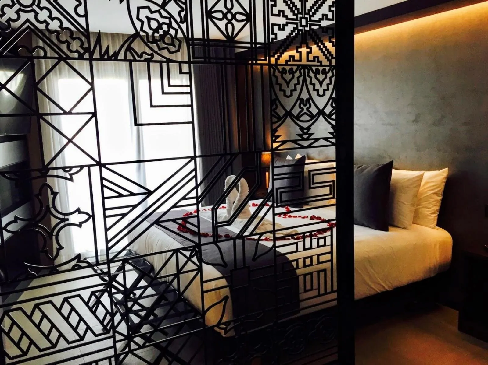 Bed in Vila Arenys Hotel