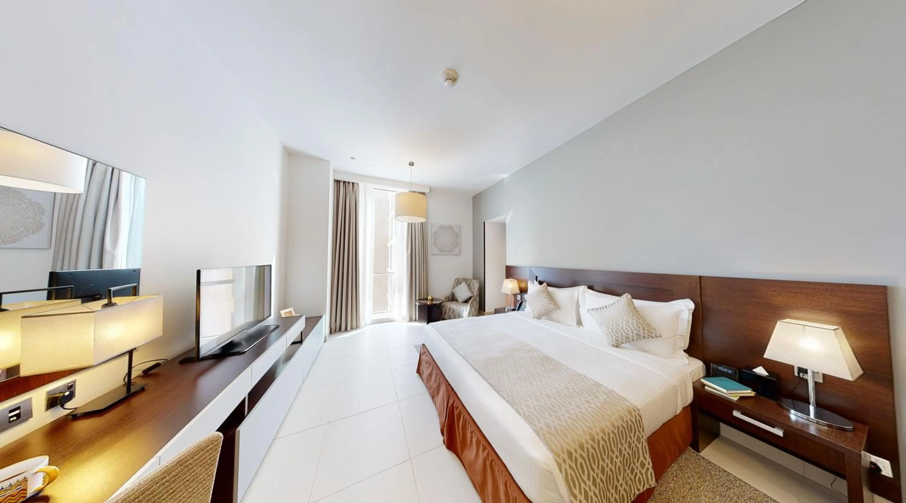 Bedroom, Bed in Ascott Rafal Olaya Riyadh