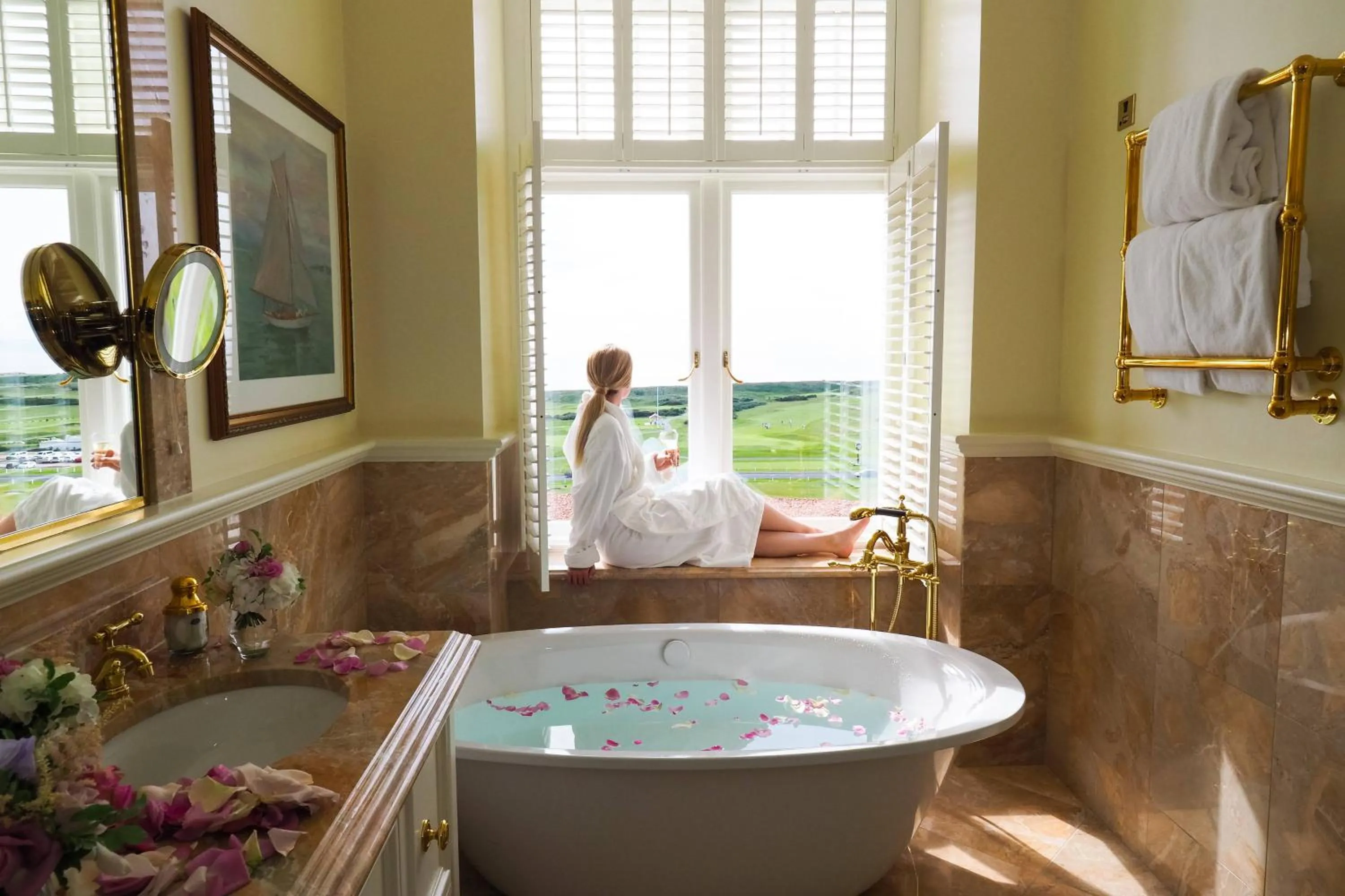 Bathroom in Trump Turnberry
