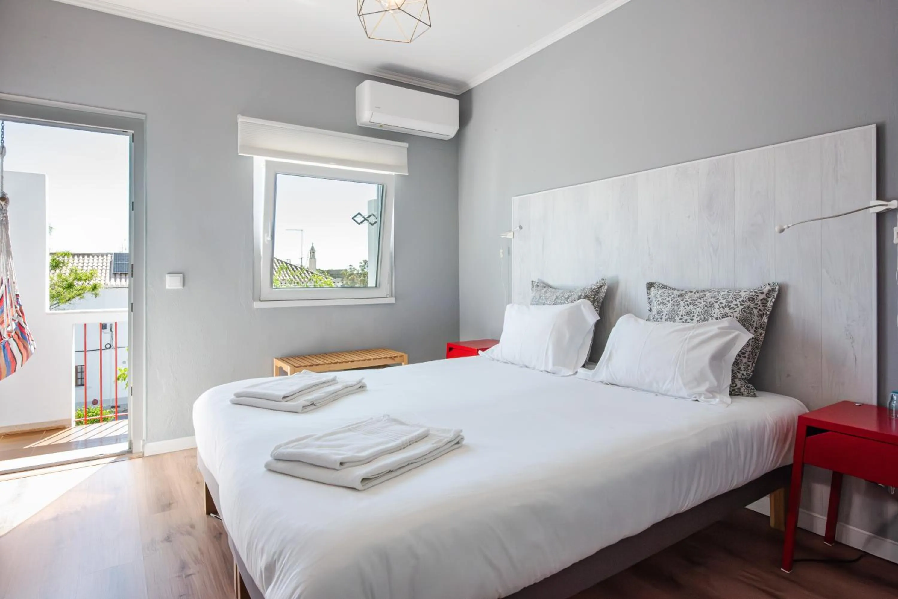 View (from property/room), Bed in Lagos Uptown Bed & Breakfast