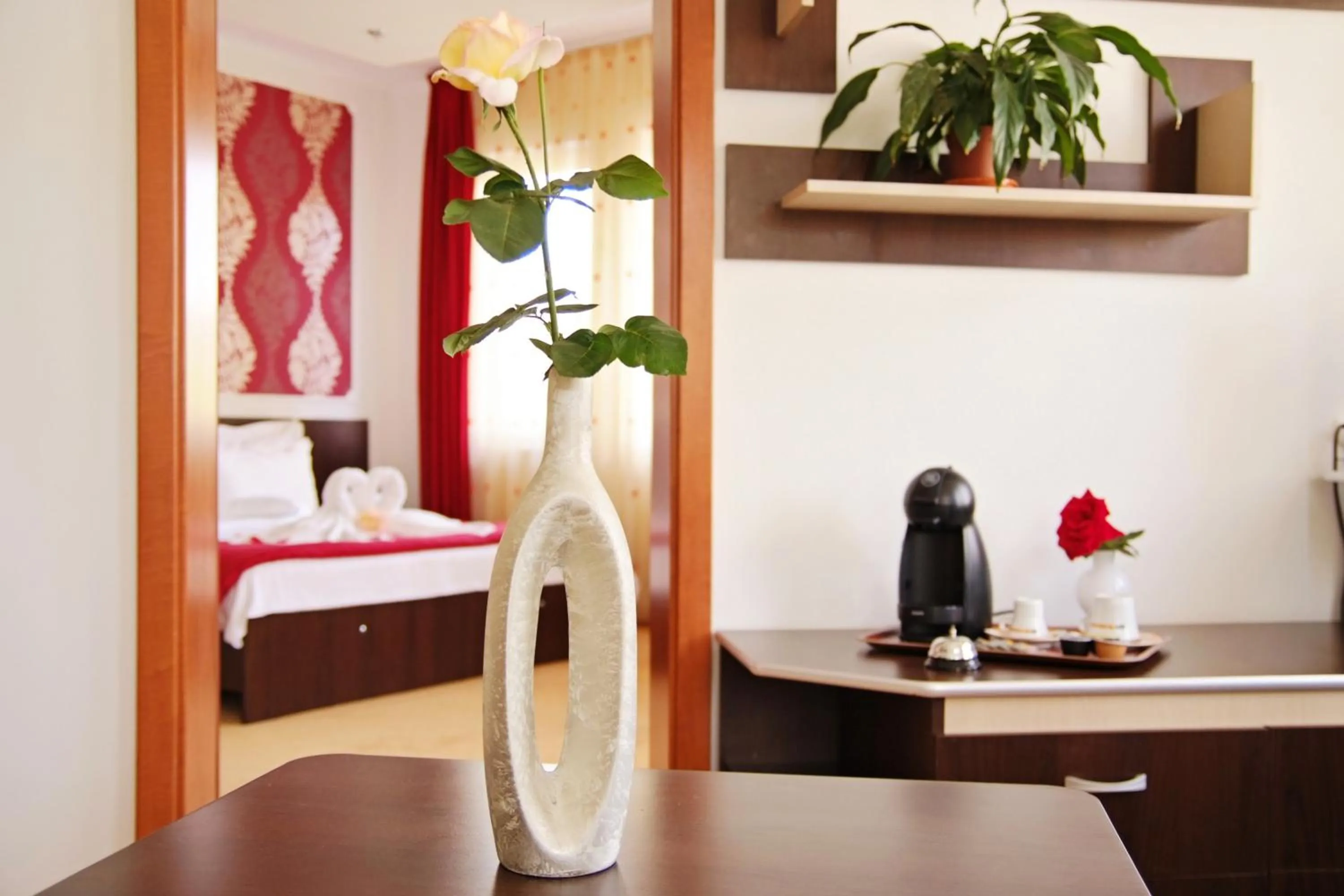 Decorative detail, Bed in Silver Hotel