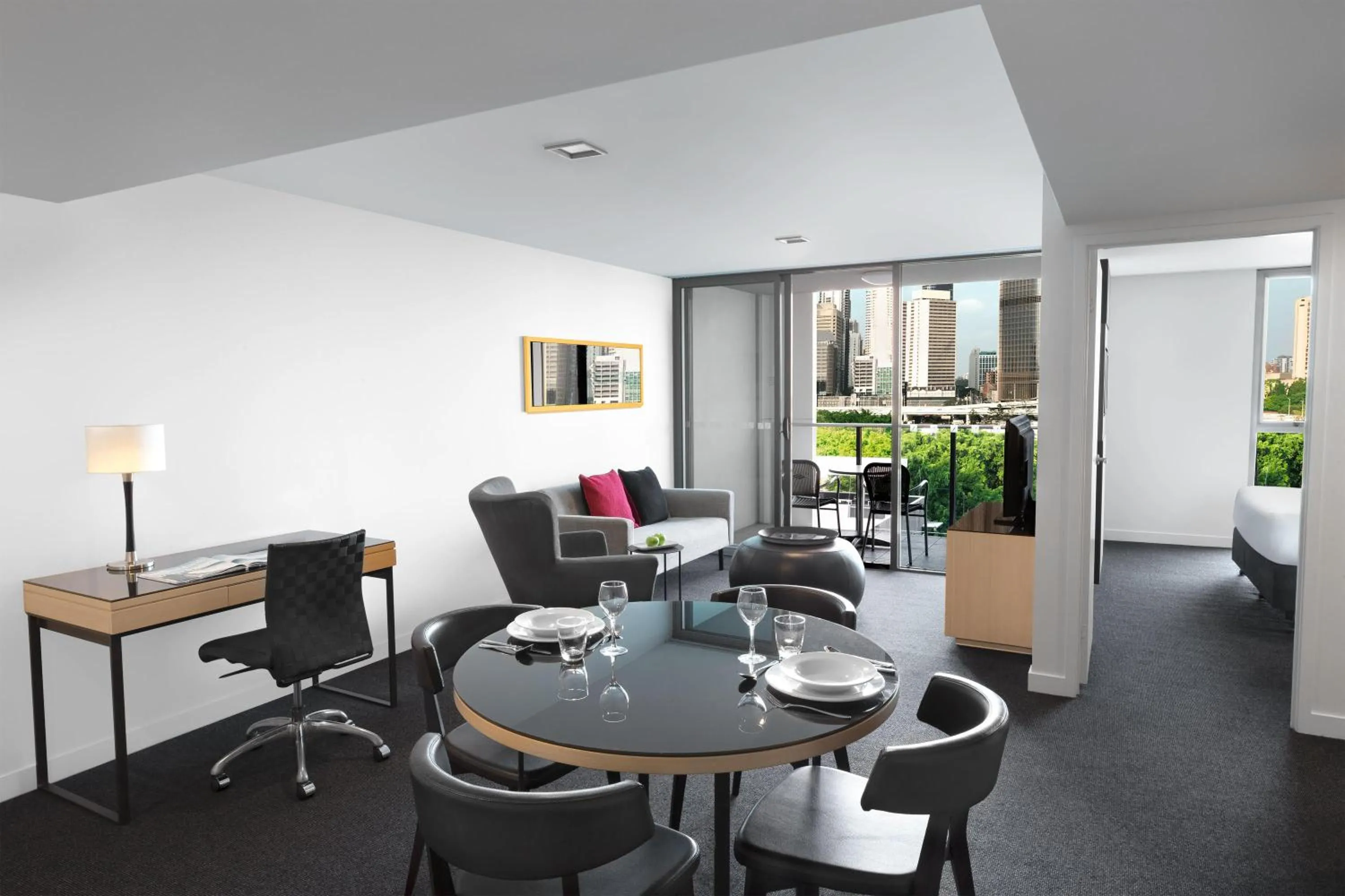 Living room in Mantra South Bank Brisbane