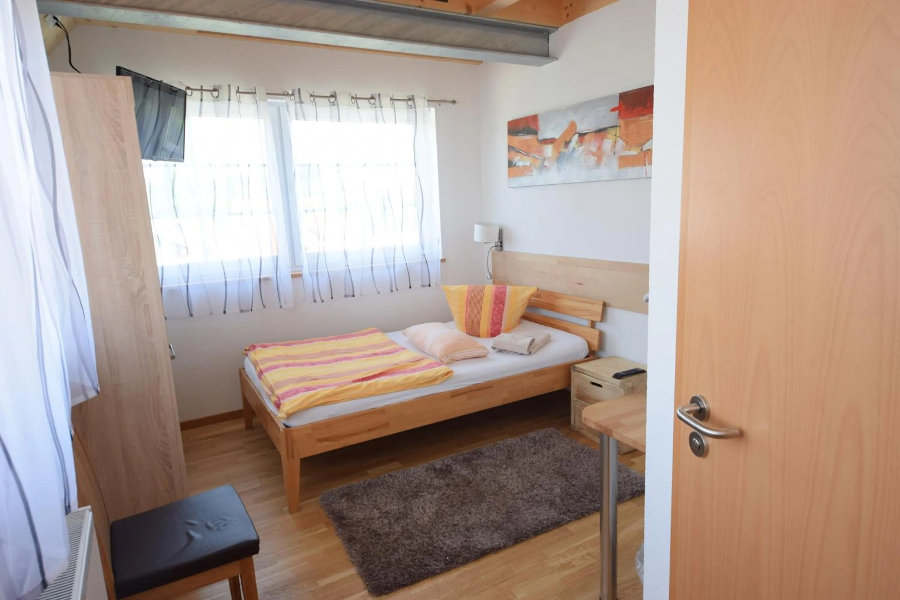 Bed in Gästehaus Neckarsulm