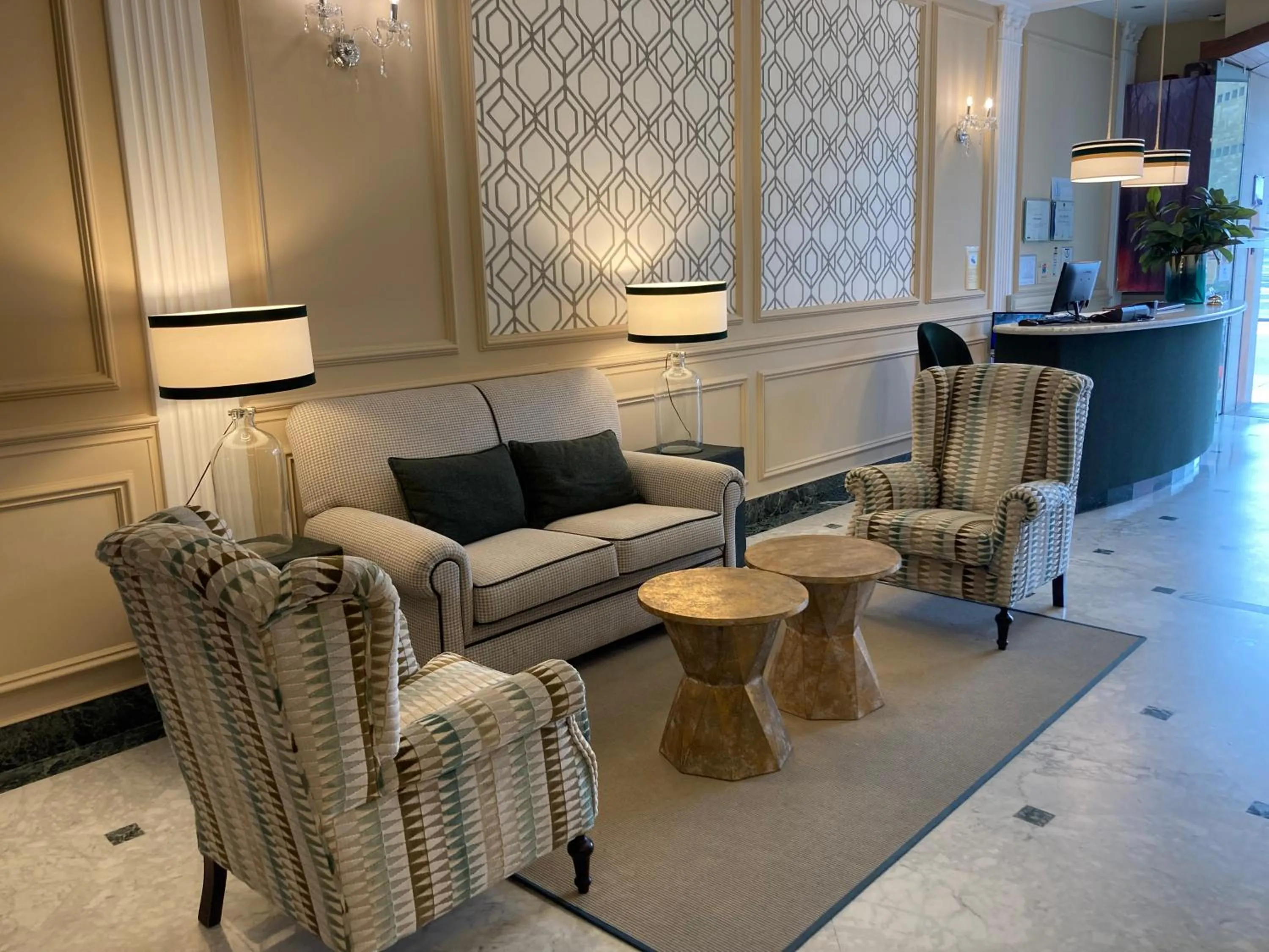 Lobby or reception in Hotel Campoamor