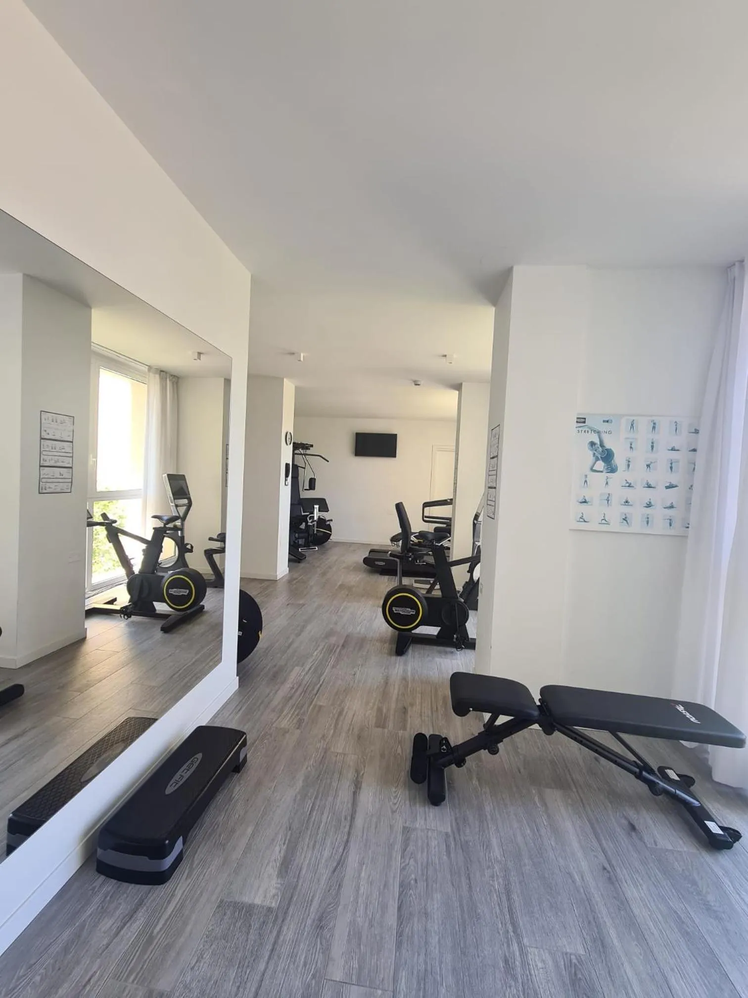 Fitness centre/facilities in Hesperia Hotel & Residence