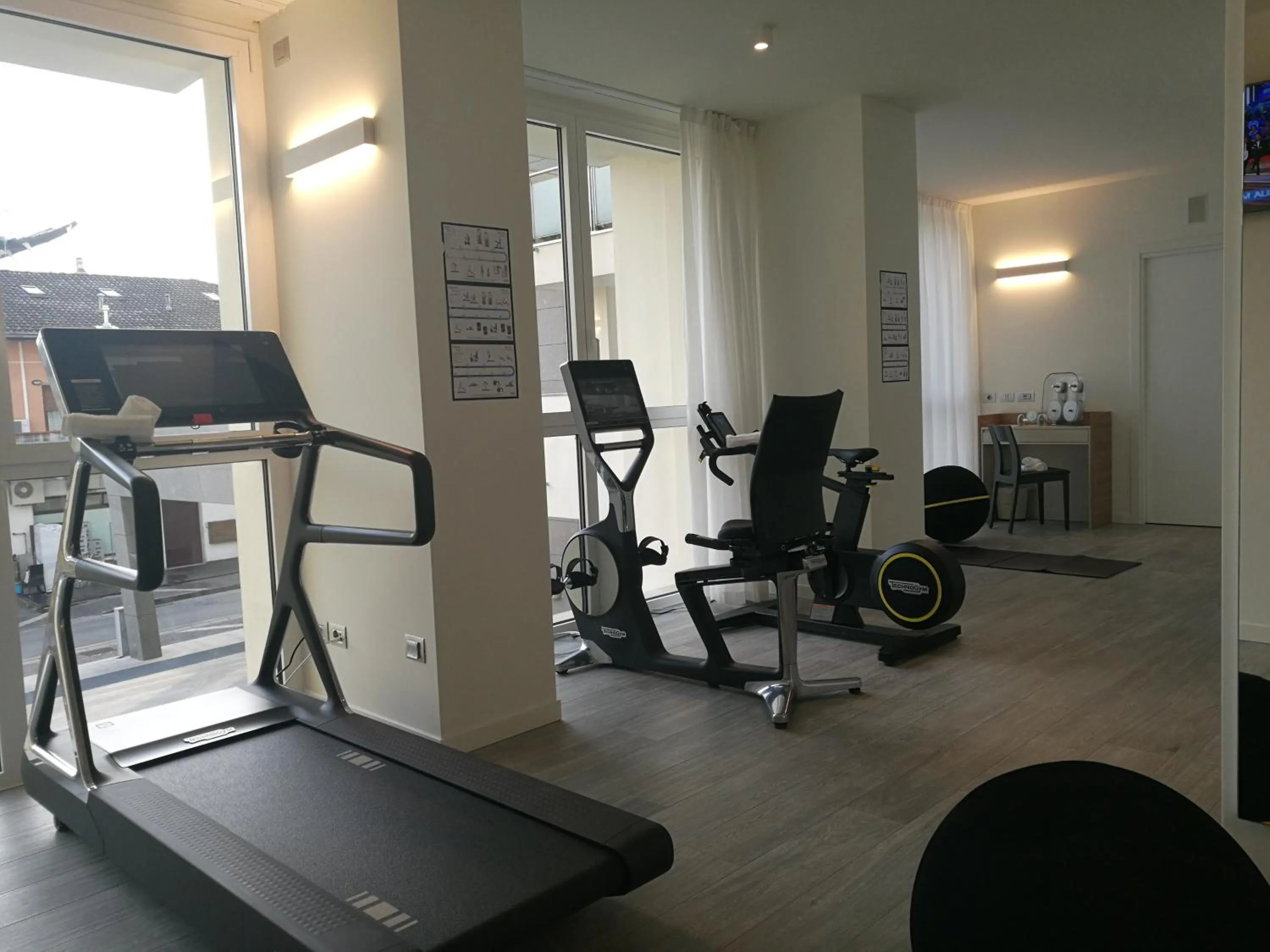 Fitness centre/facilities in Hesperia Hotel & Residence