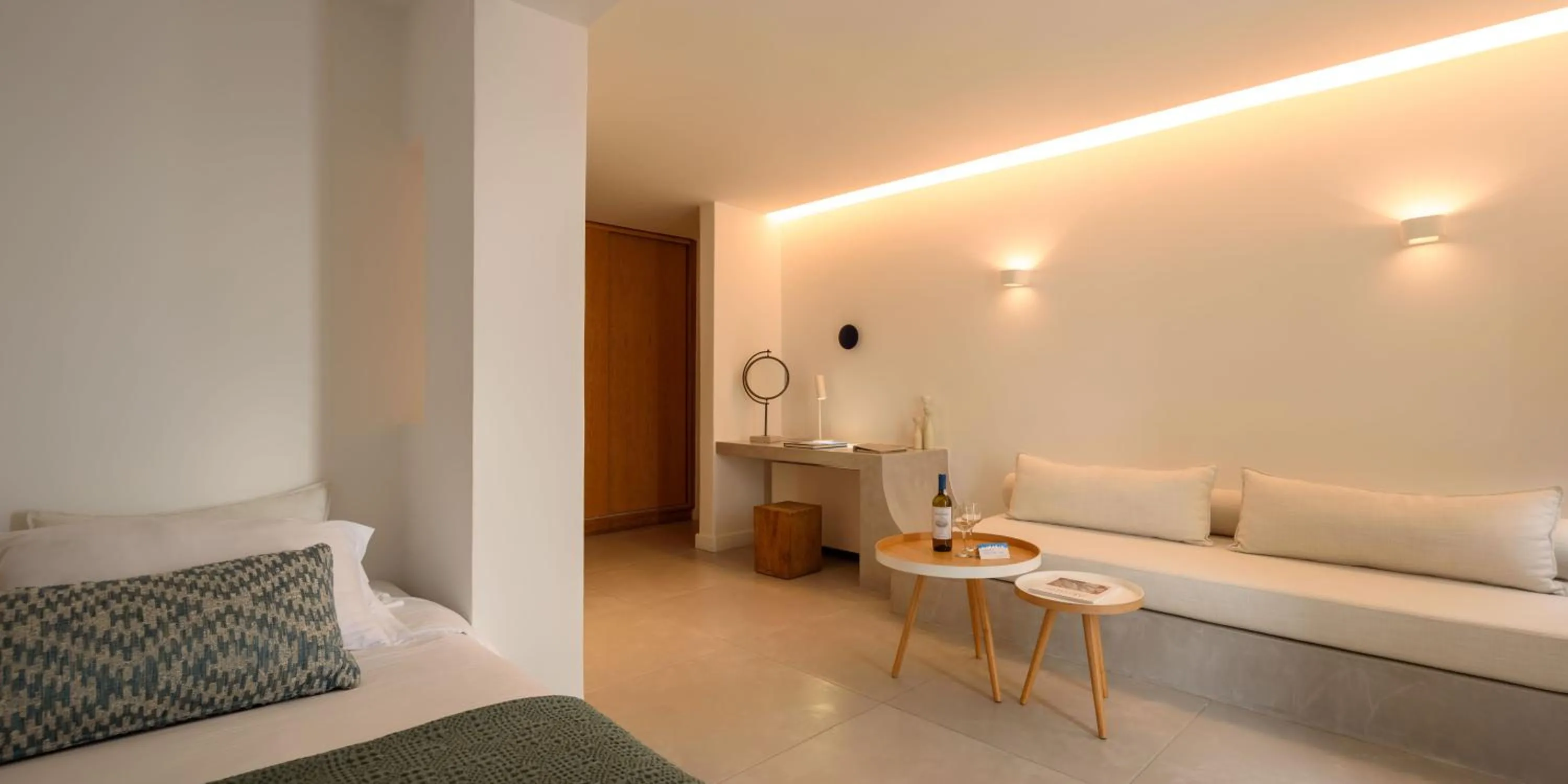 Bed in Panorama Suites