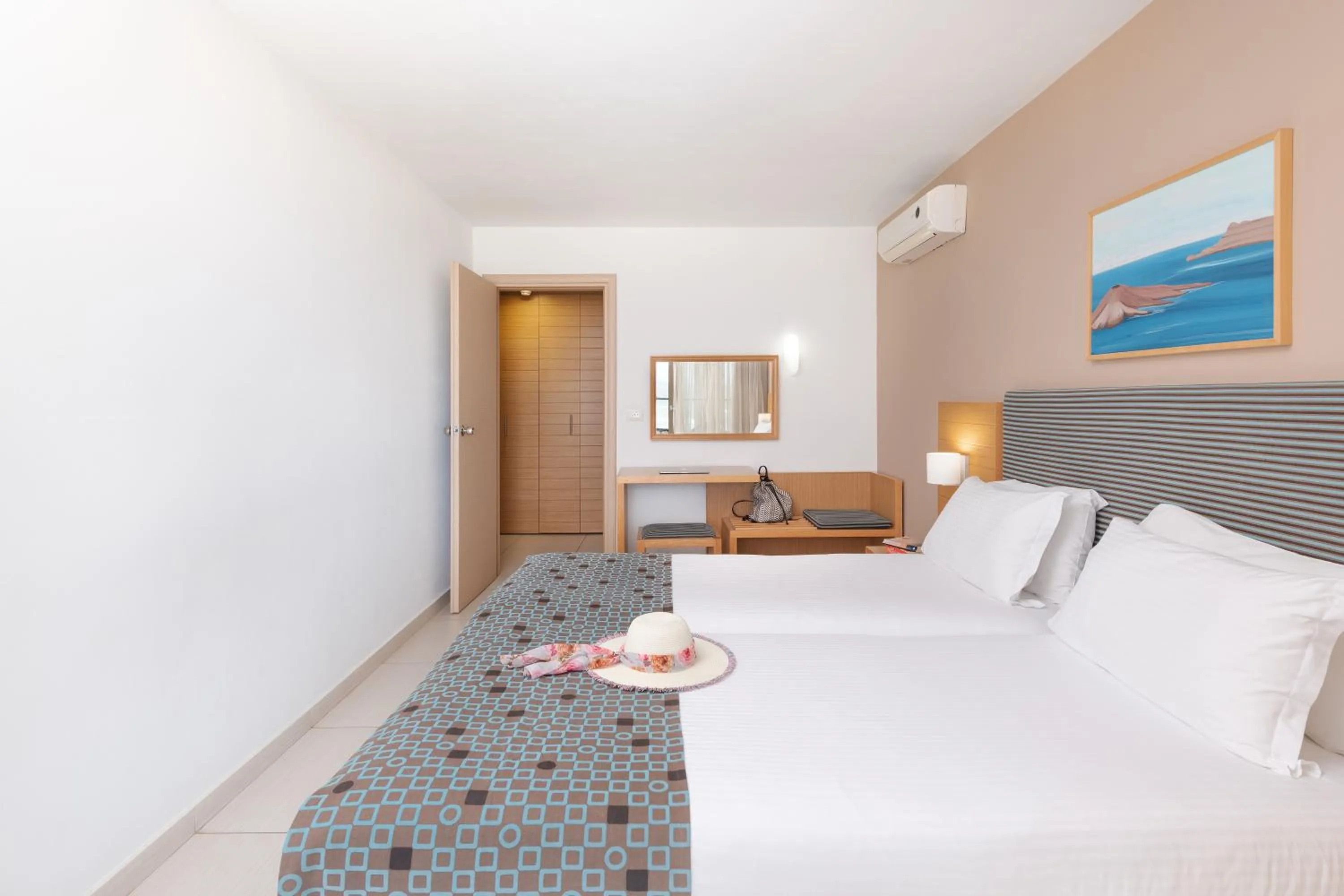 Bedroom, Bed in Iolida Beach by Smile Hotels