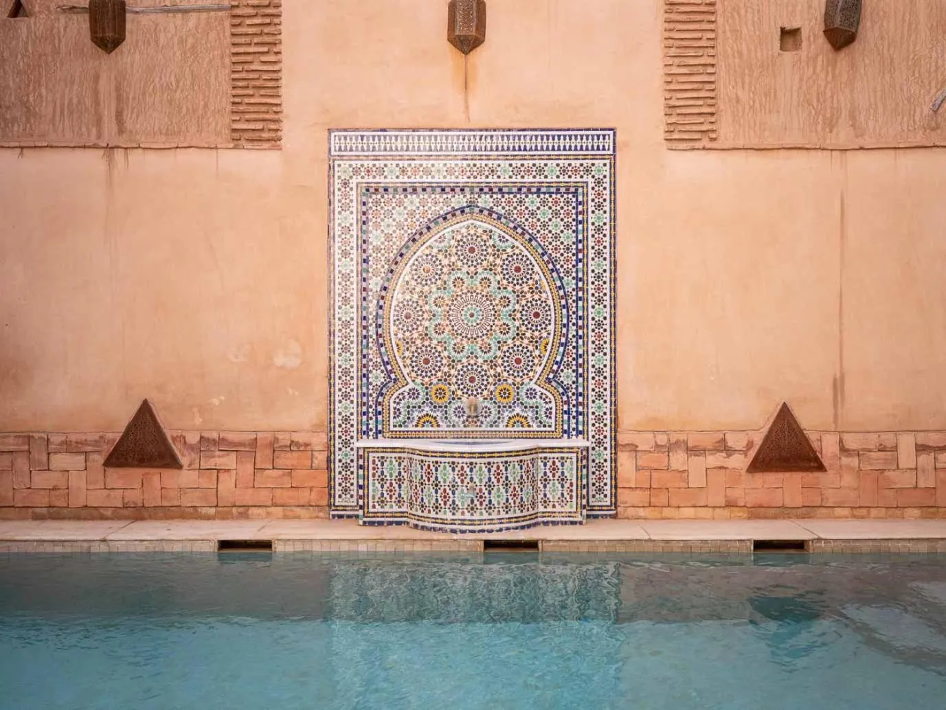 Decorative detail in Riad Passali