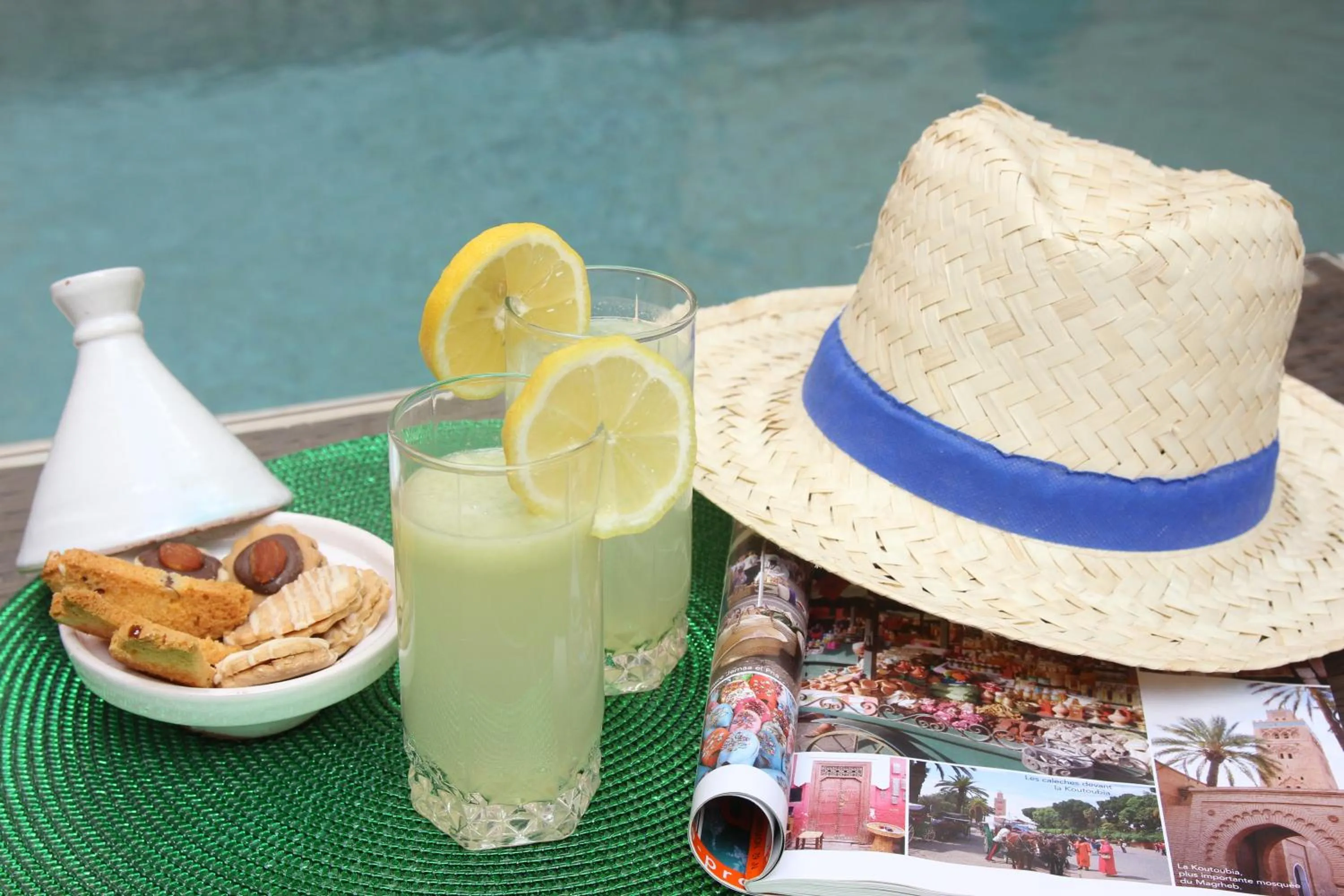 Pool view in Riad Passali