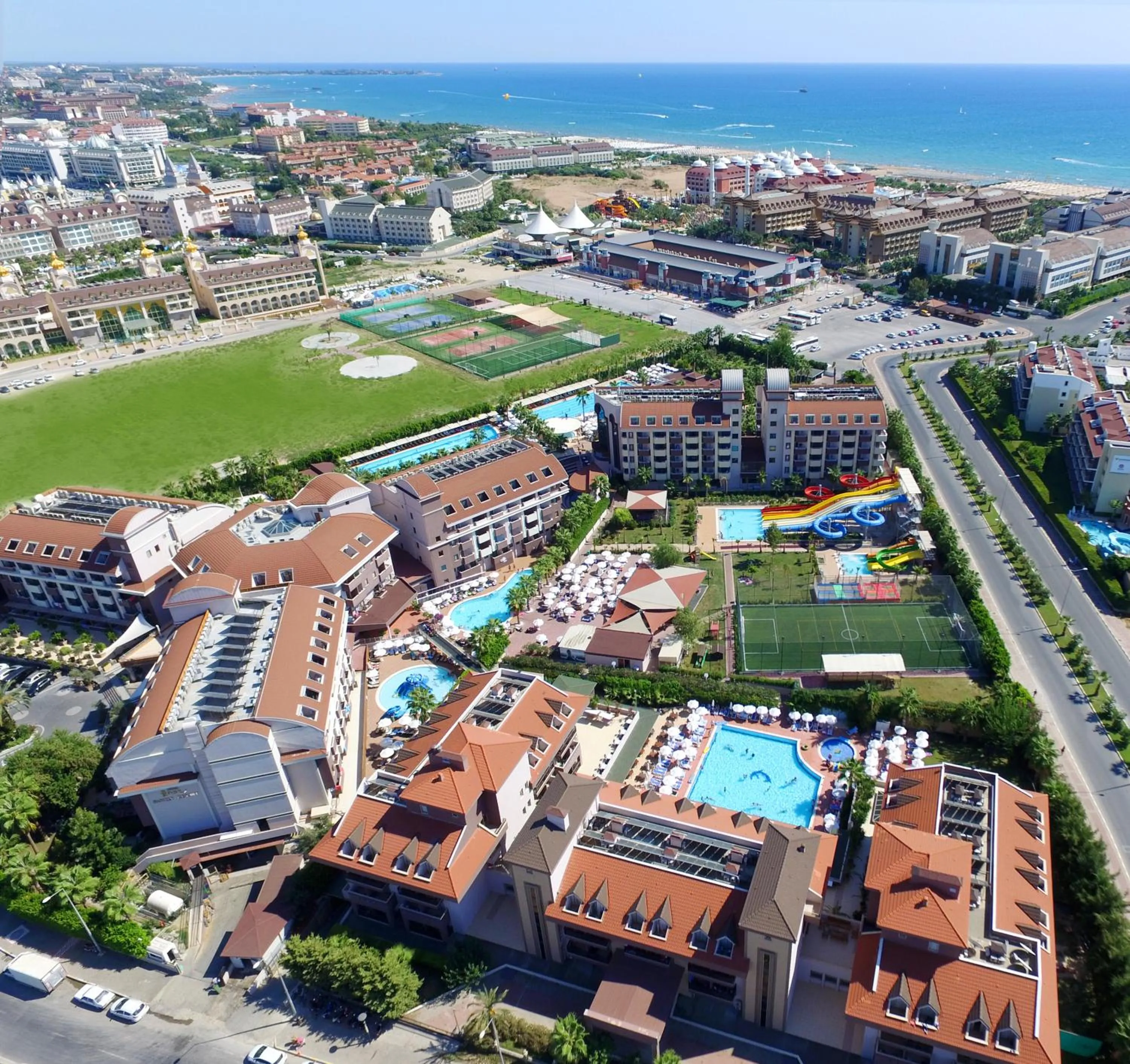 Property building in Primasol Hane Family Resort Hotel