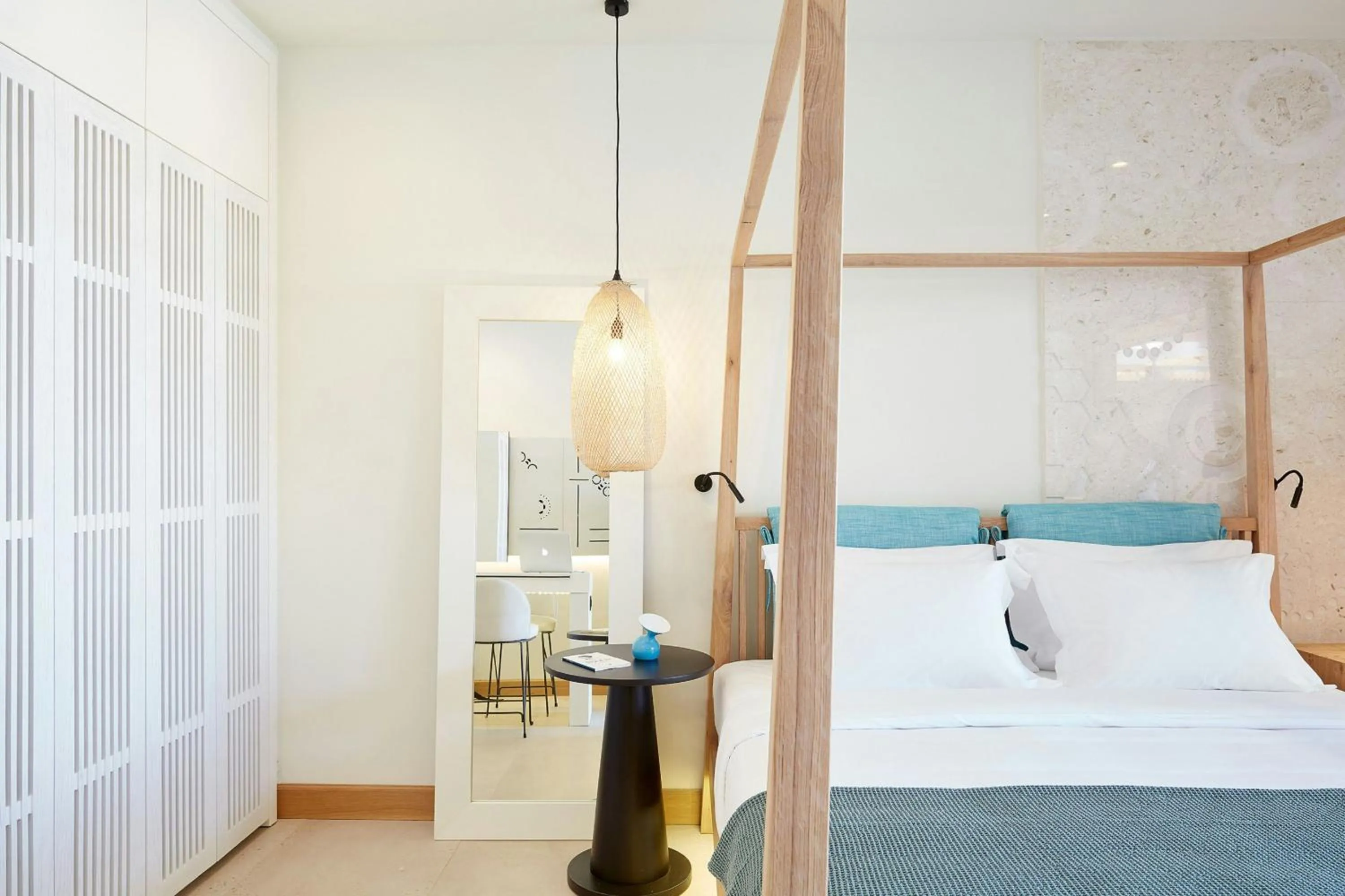 Swimming pool, Bed in Domes Noruz Chania, Autograph Collection- Adults Only