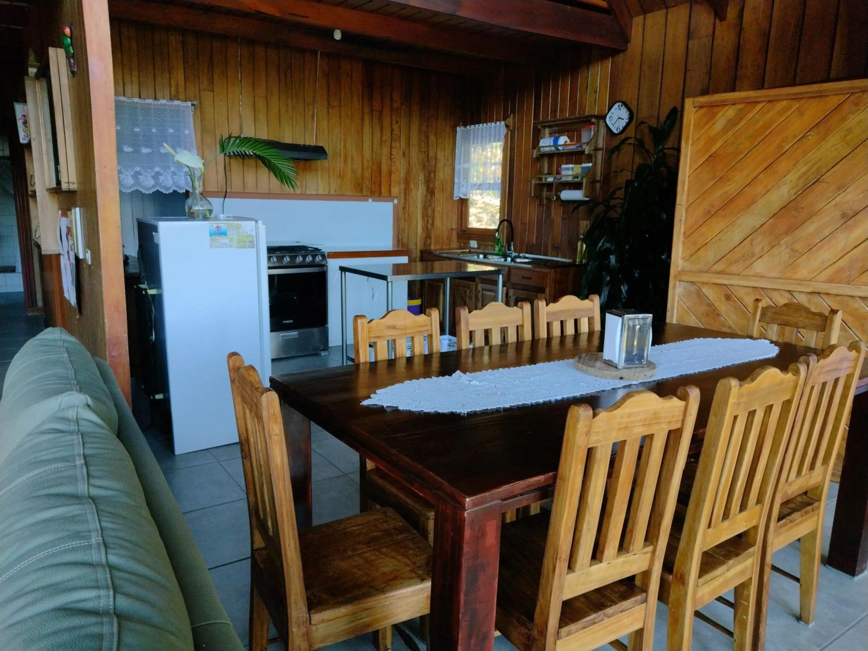 Kitchen or kitchenette in Hotel Claro de Luna