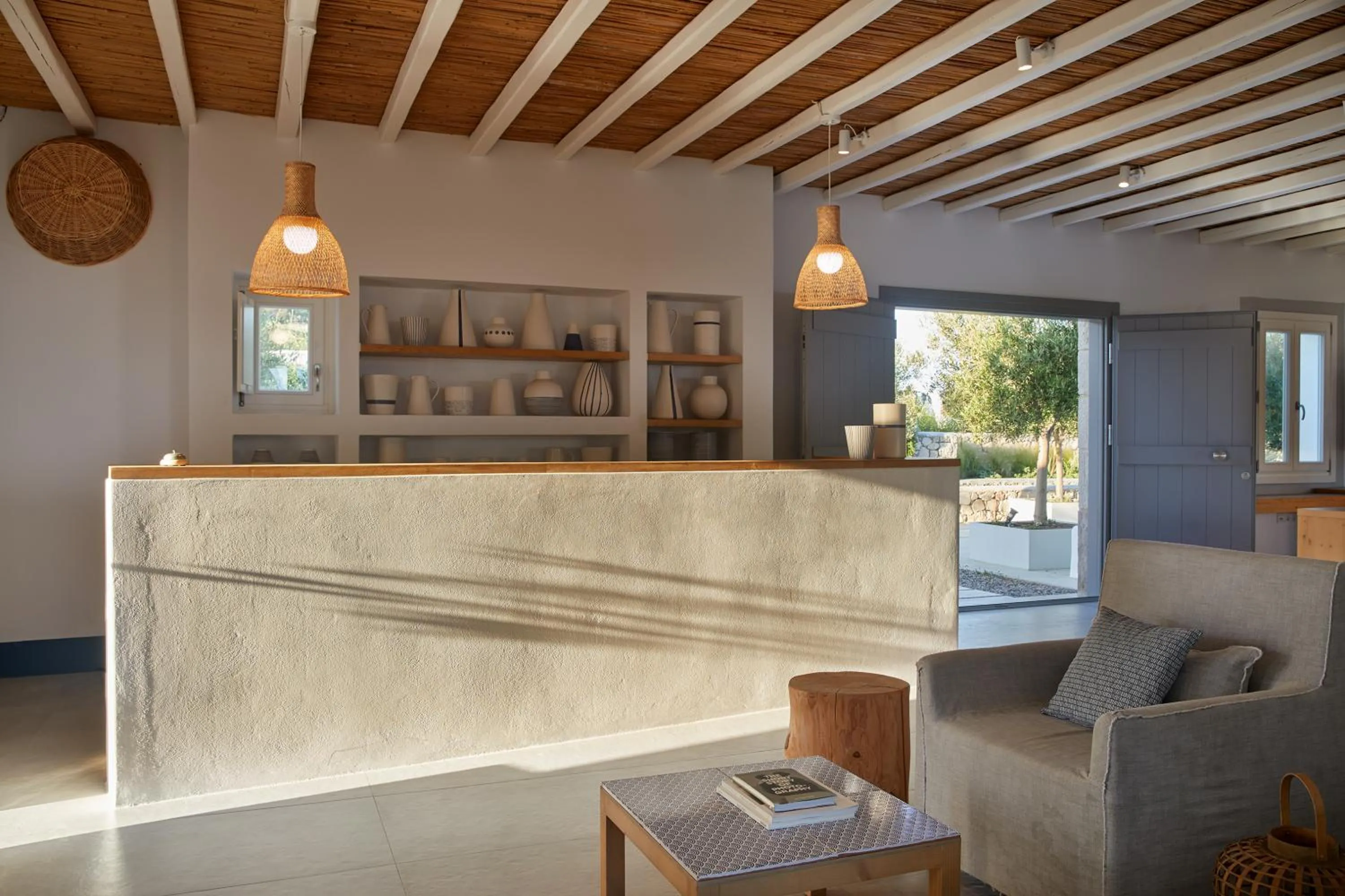 Lobby or reception in Milos Breeze Boutique Hotel