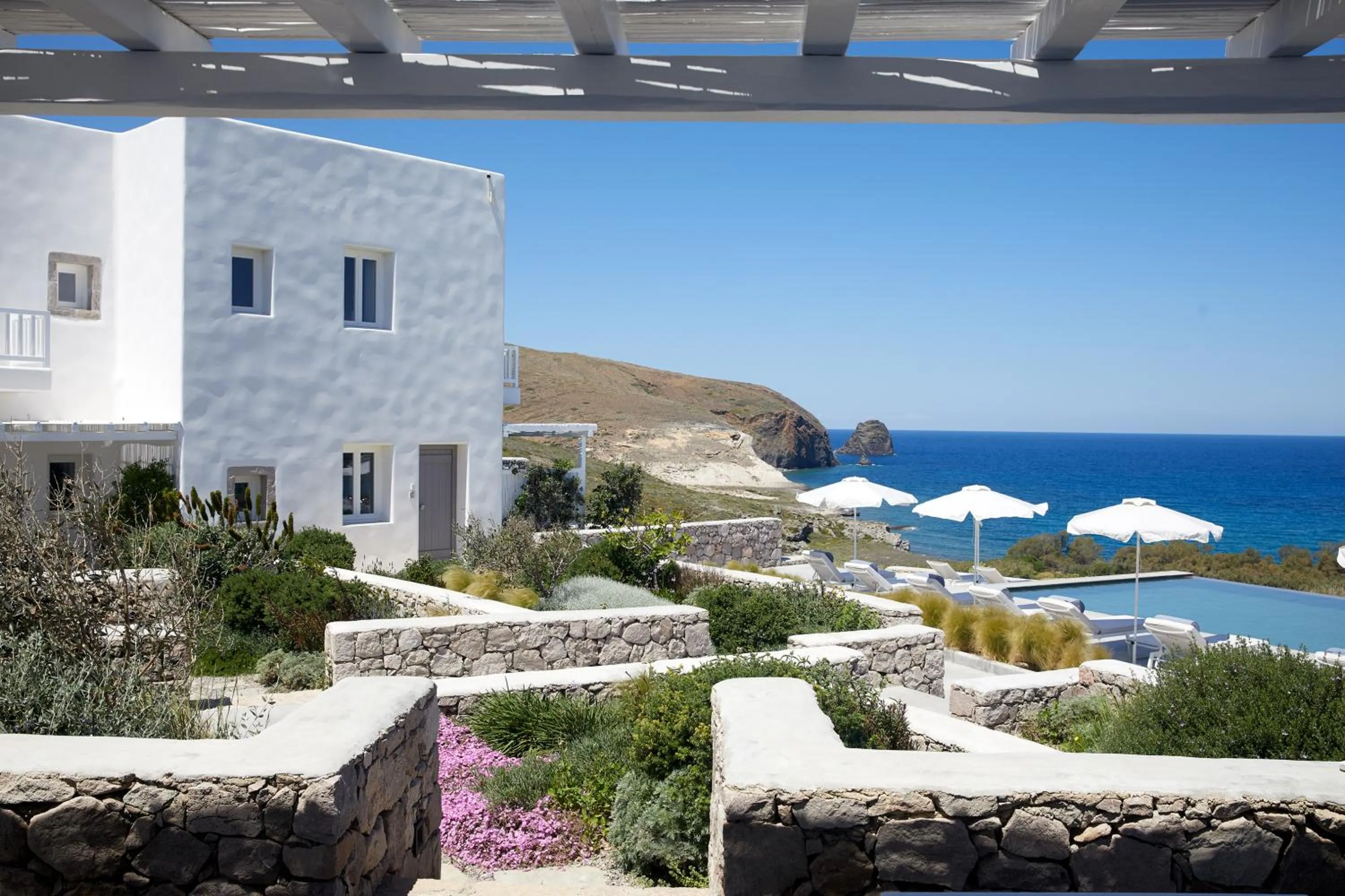 Sea view in Milos Breeze Boutique Hotel