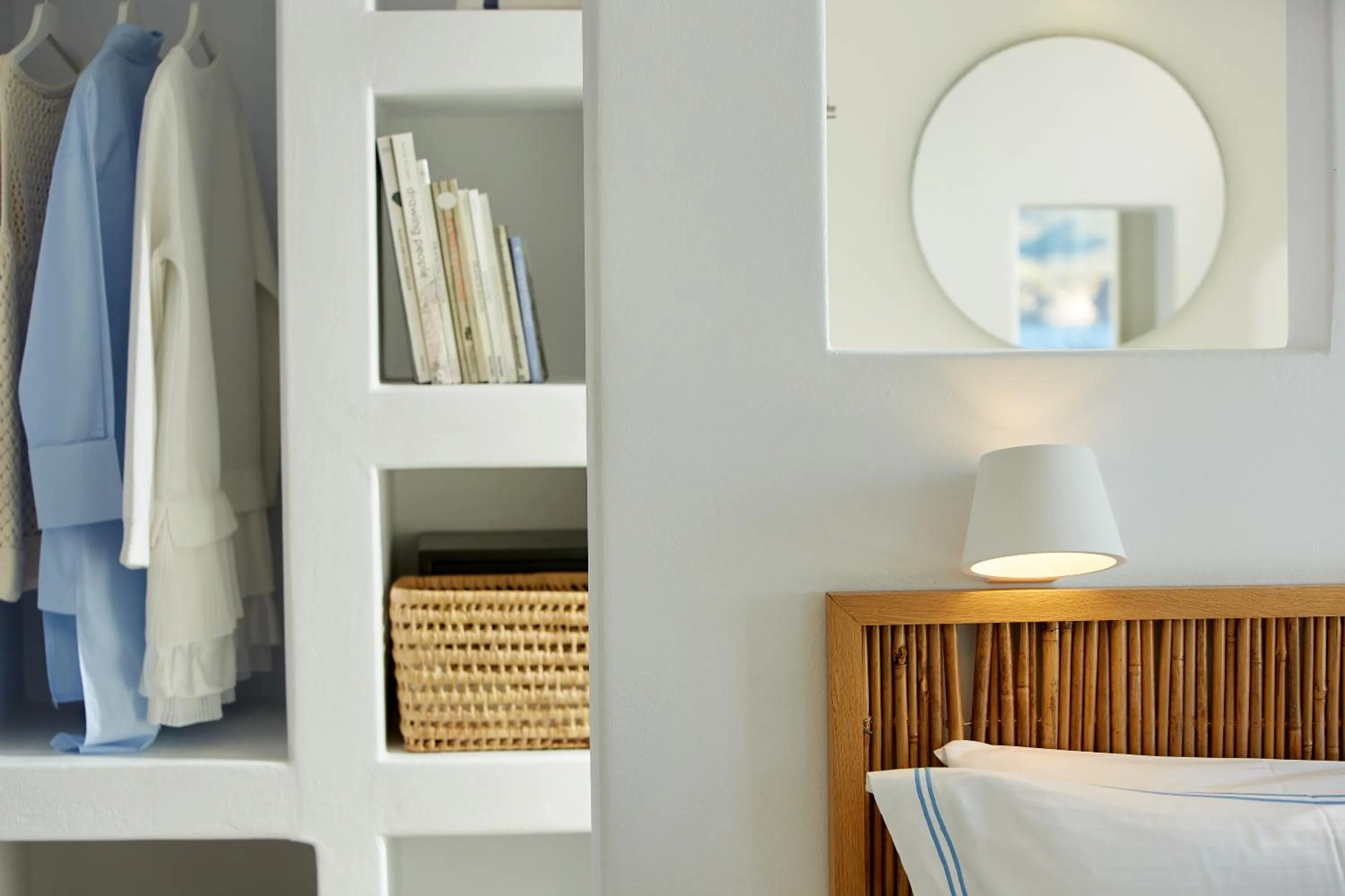 Bed in Milos Breeze Boutique Hotel