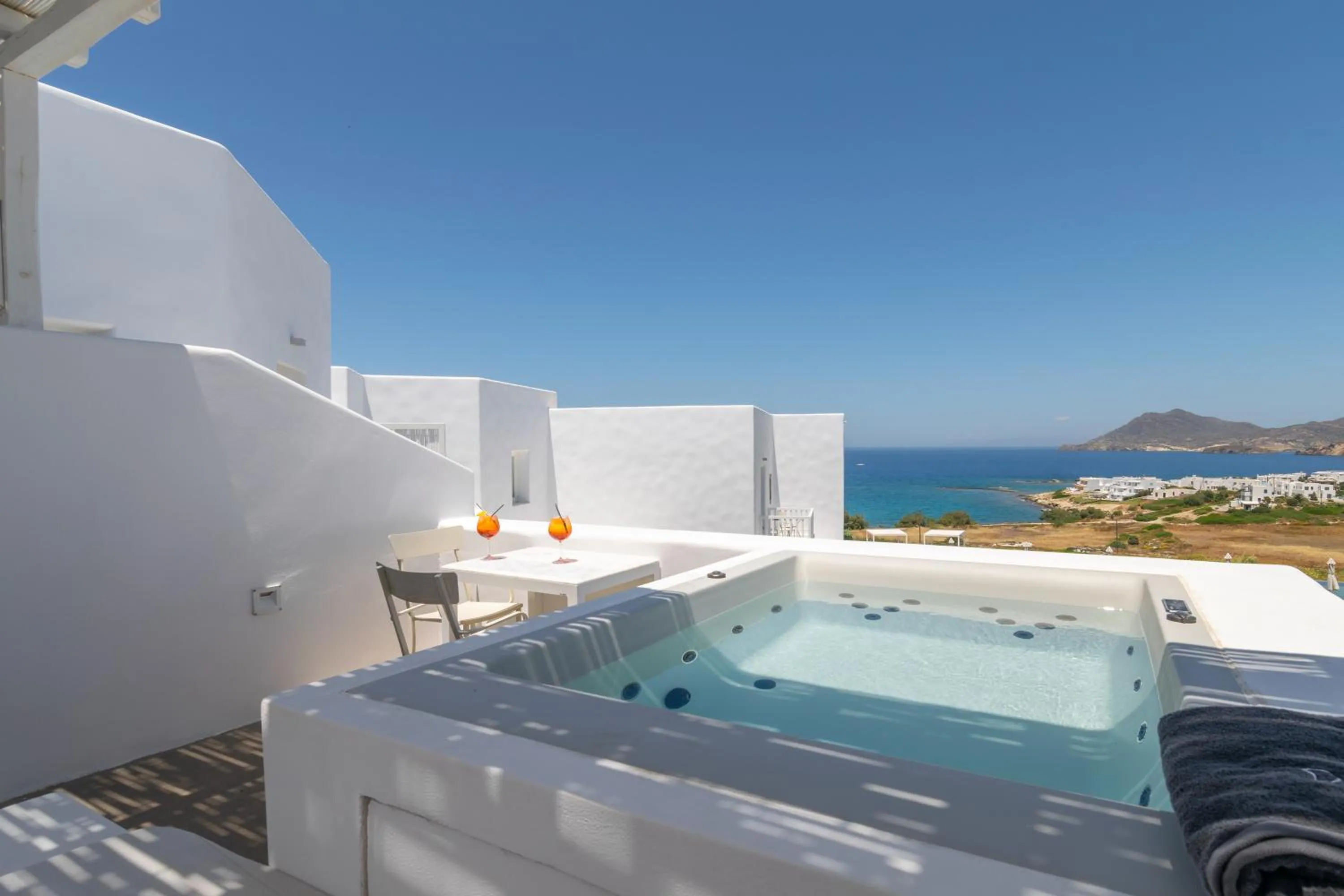 Balcony/Terrace in Milos Breeze Boutique Hotel