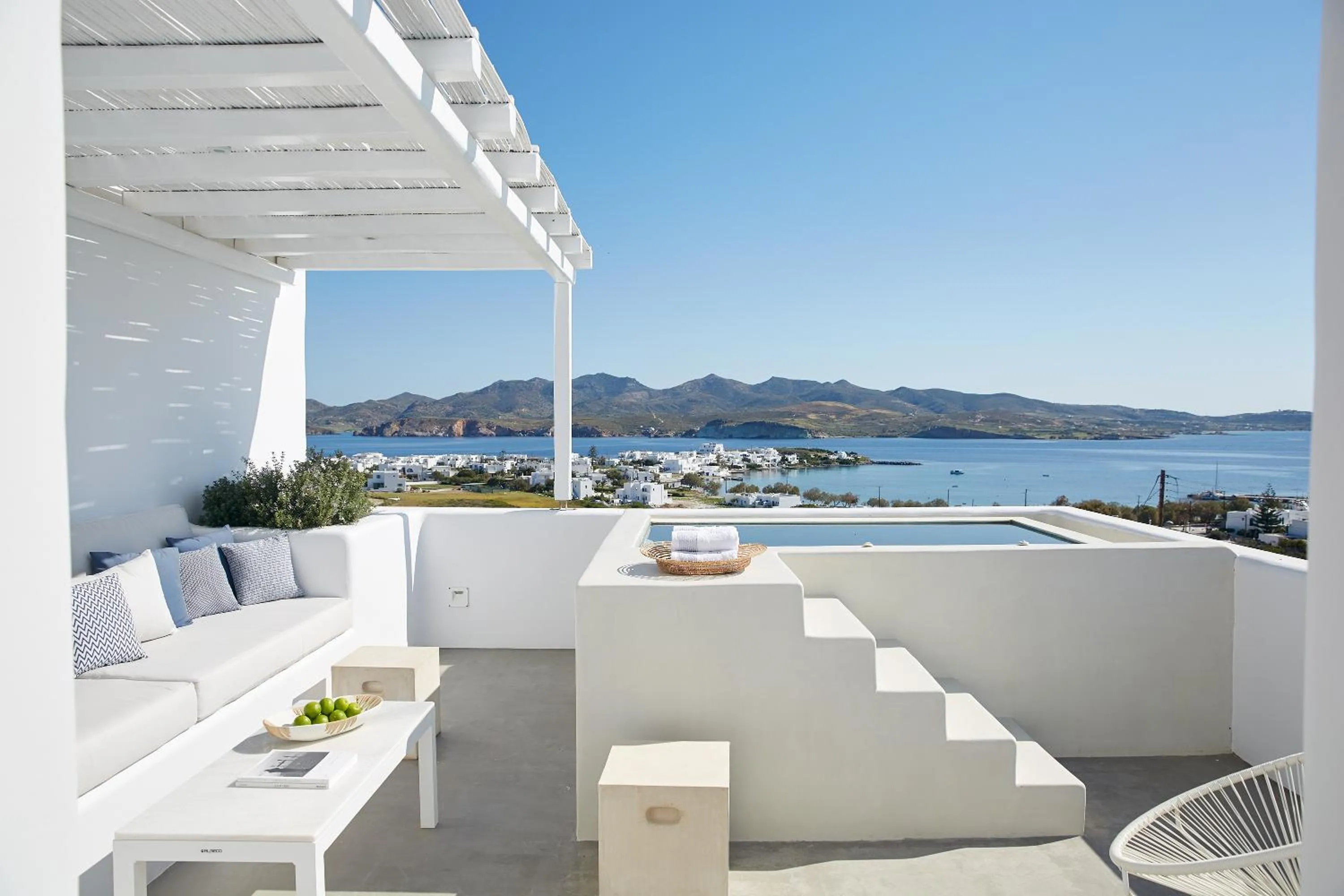 Balcony/Terrace in Milos Breeze Boutique Hotel
