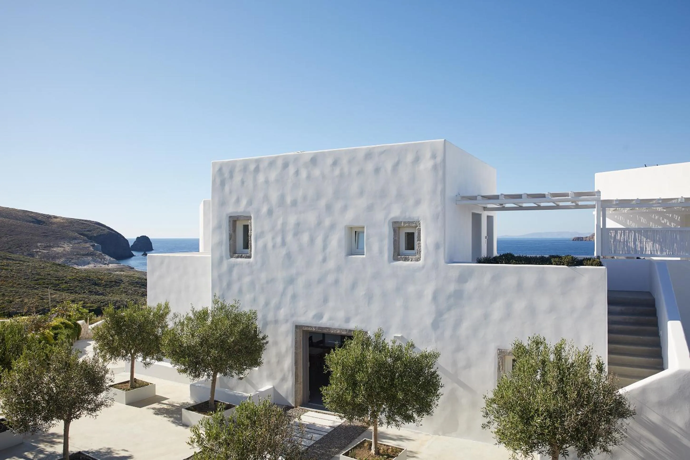 Facade/entrance in Milos Breeze Boutique Hotel