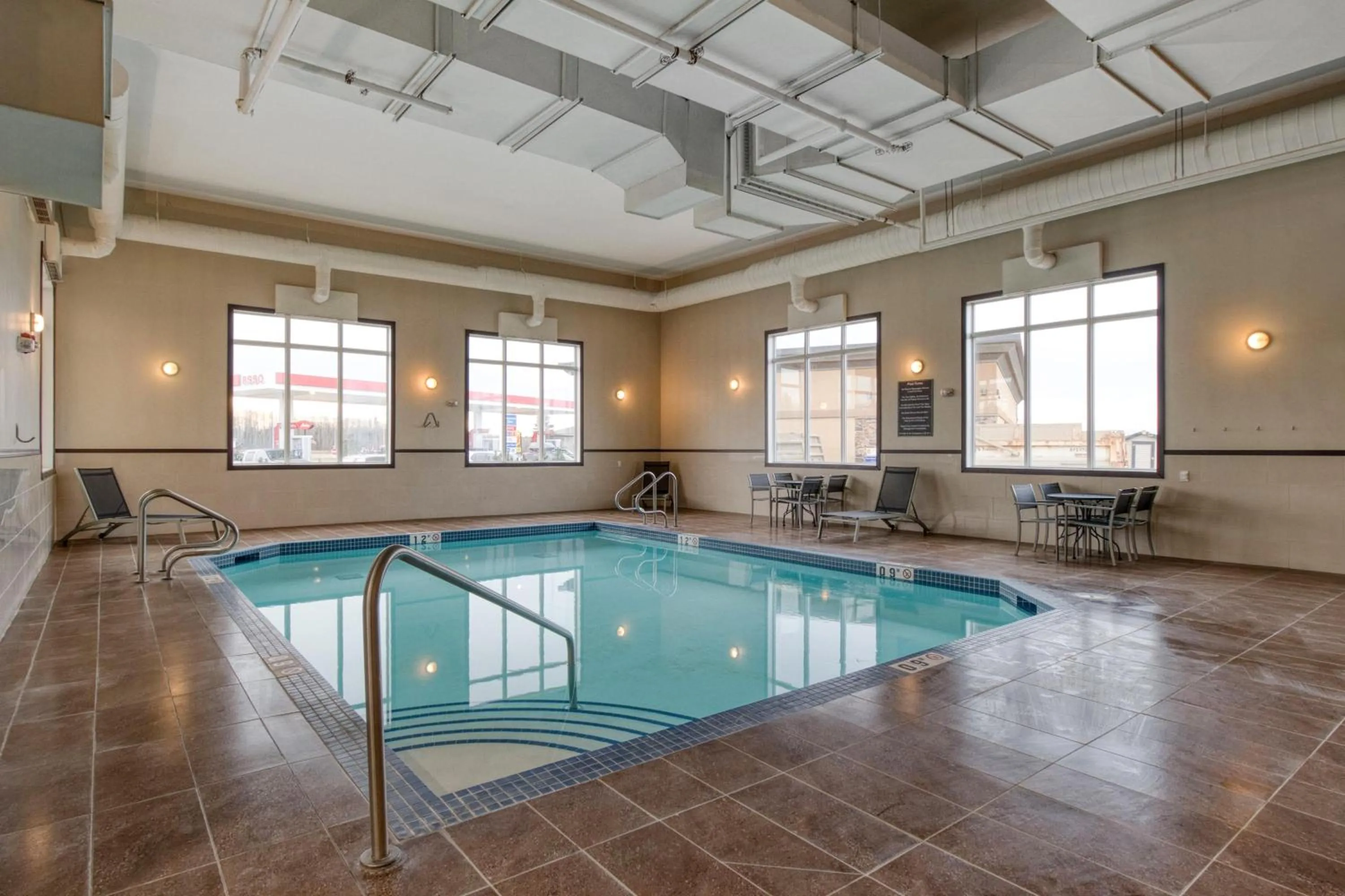 Pool view in Best Western PLUS Fox Creek