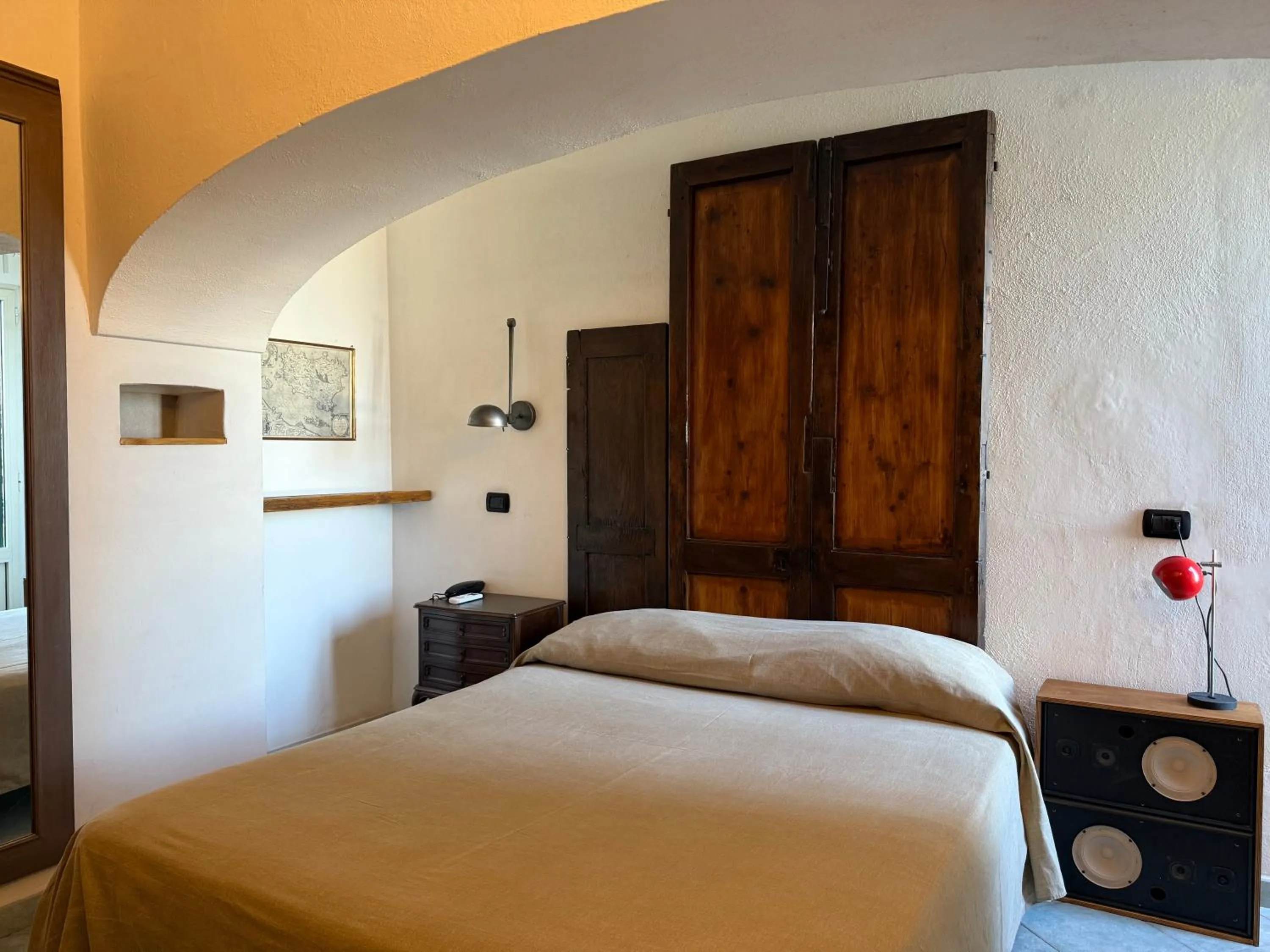 Bed in Black Market Hotel