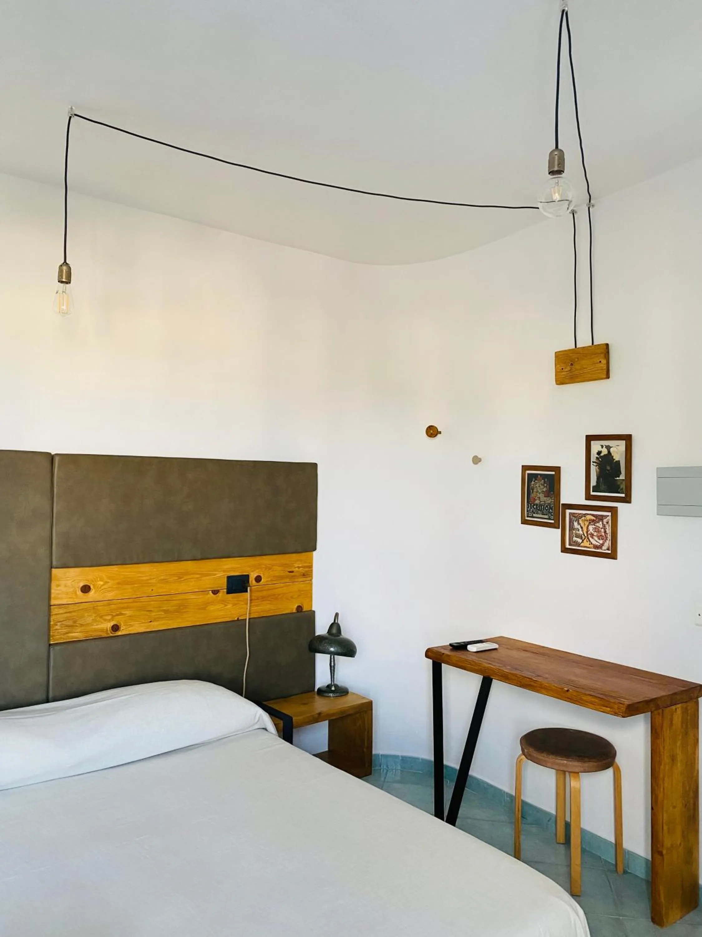 Bed in Black Market Hotel