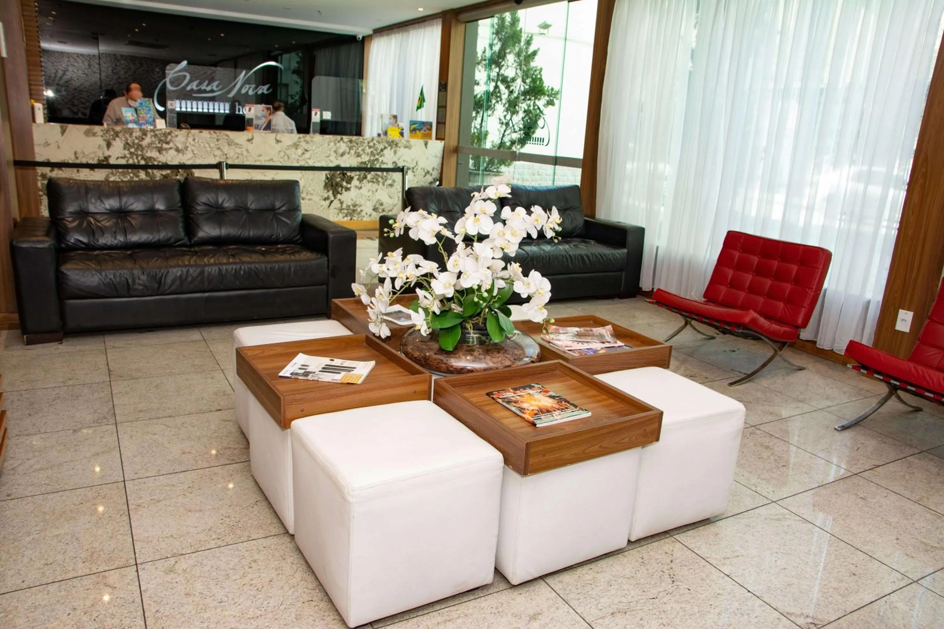 Lobby or reception in Casa Nova Hotel
