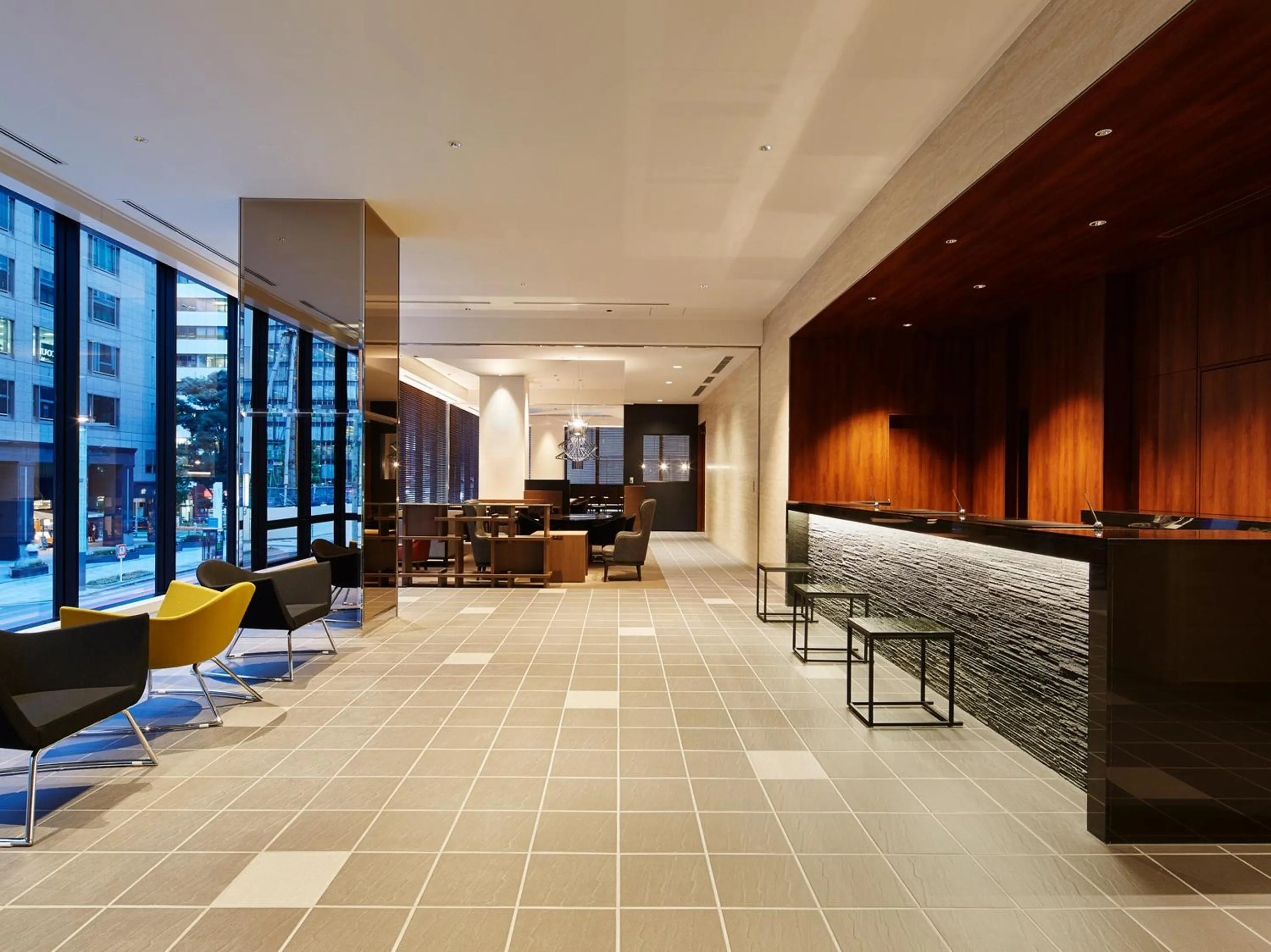 Lobby or reception in Mitsui Garden Hotel Kyobashi - Tokyo Station