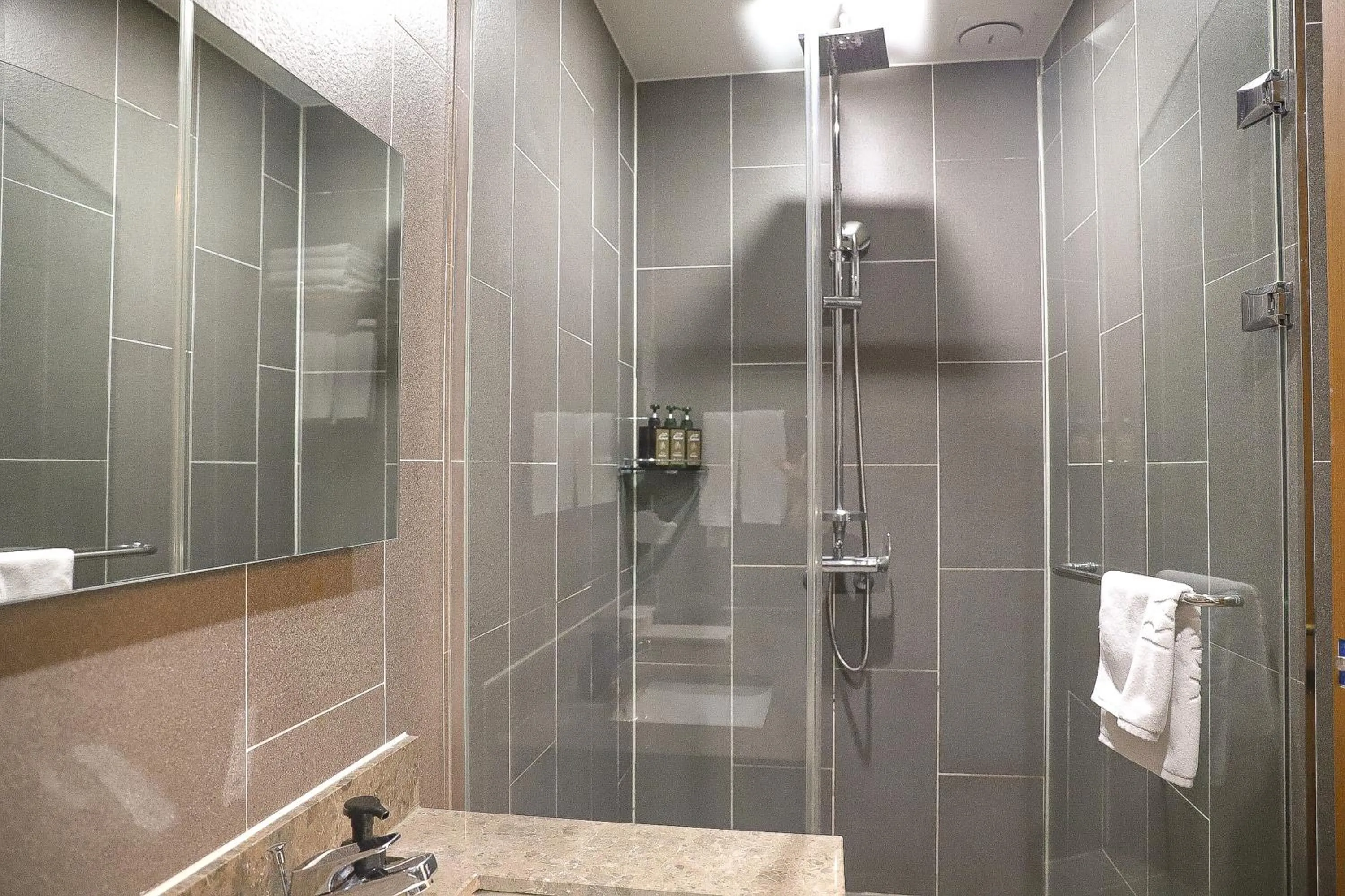 Bathroom in Ramada by Wyndham Gangwon Sokcho