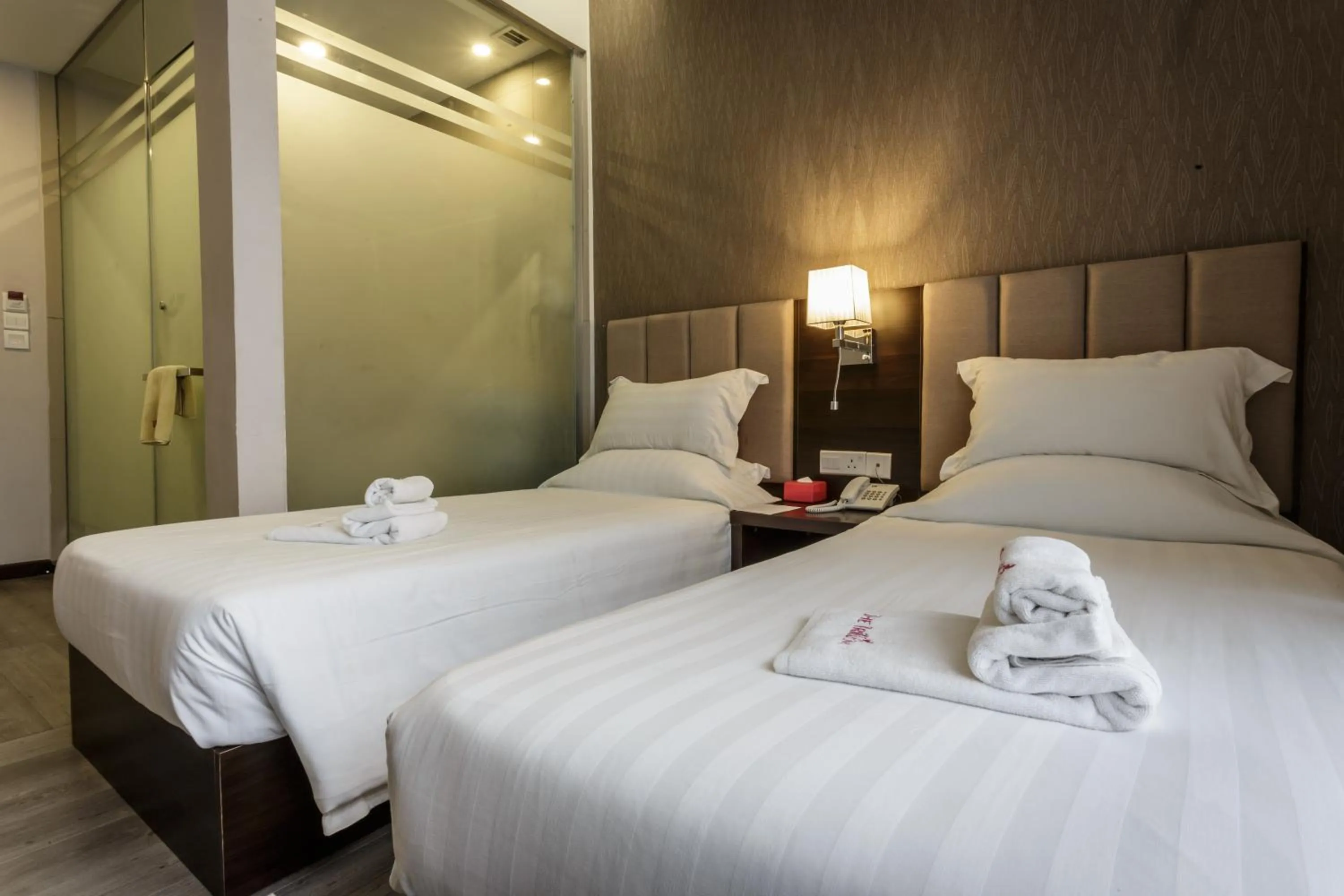 Bed in Hotel Trillium