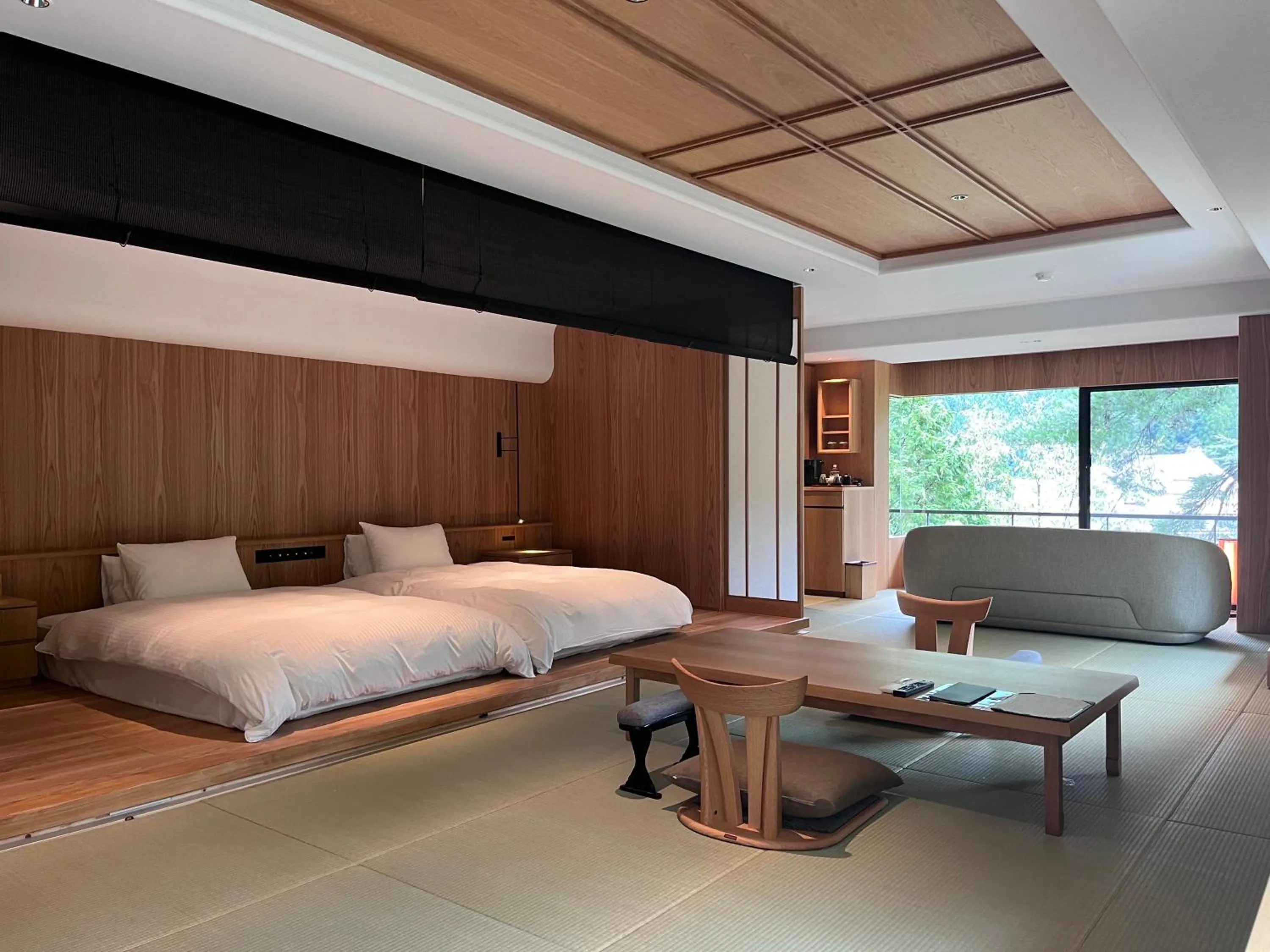 Bed in Sekizenkan Kashotei Sanso