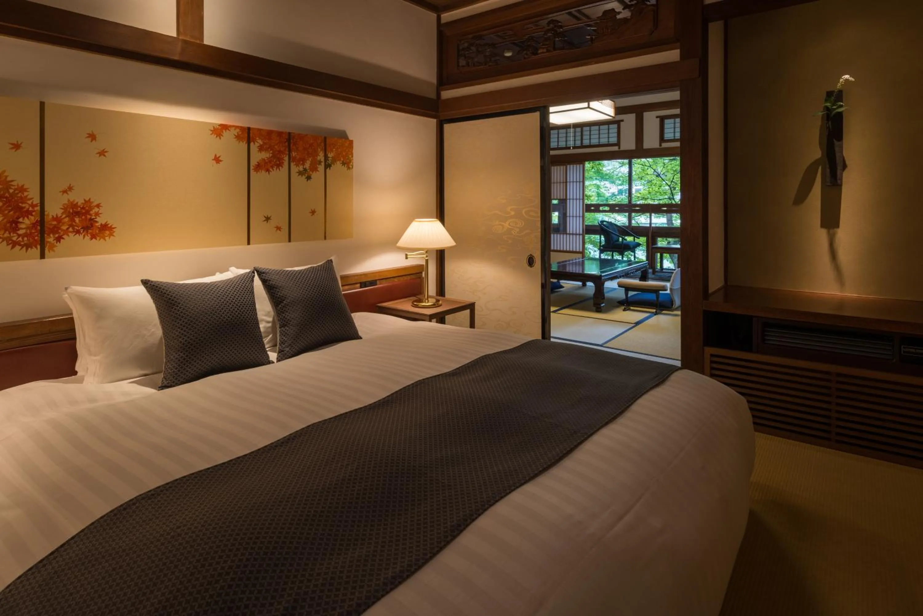 Photo of the whole room, Bed in Sekizenkan Kashotei Sanso