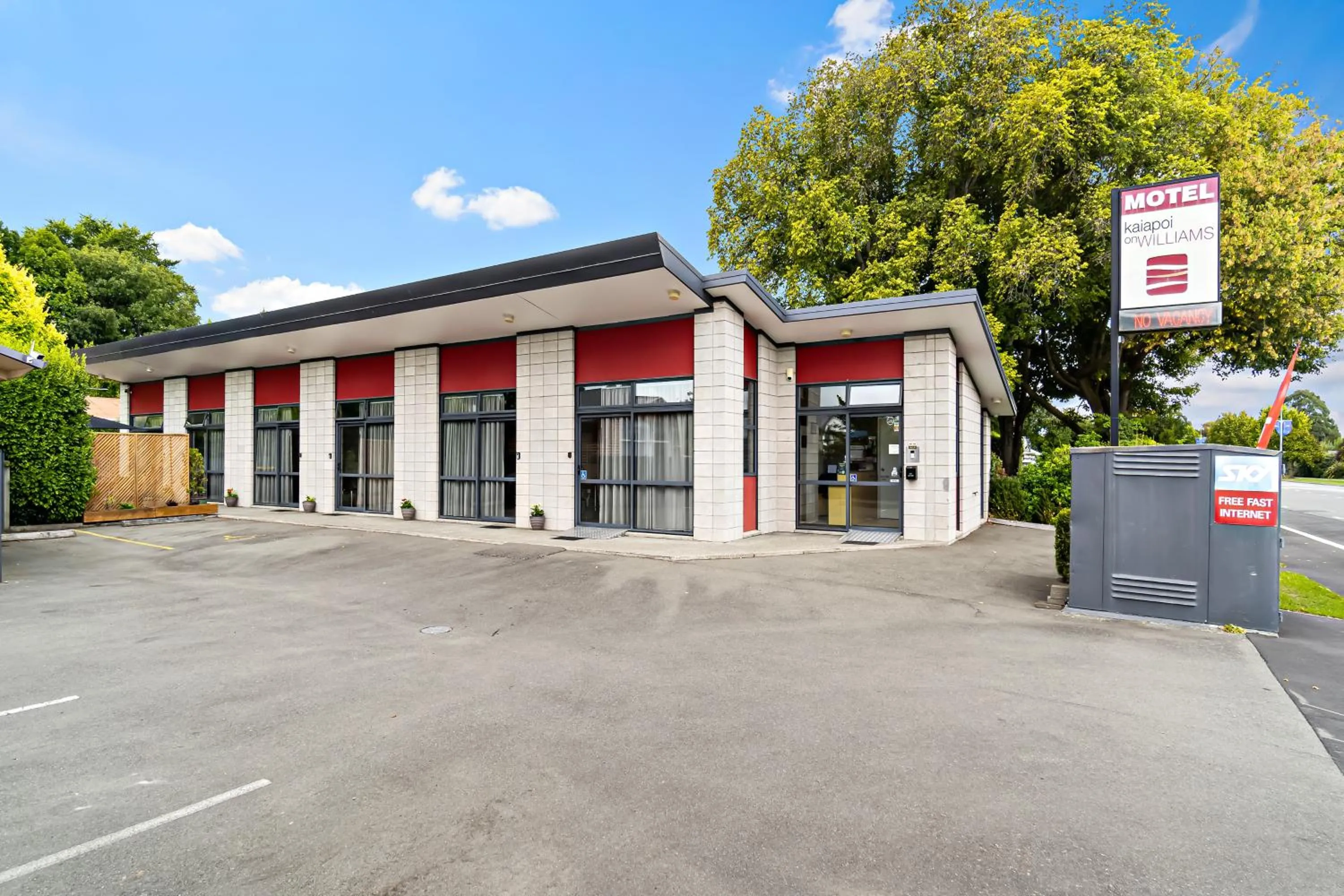 Property building in Kaiapoi on Williams Motel