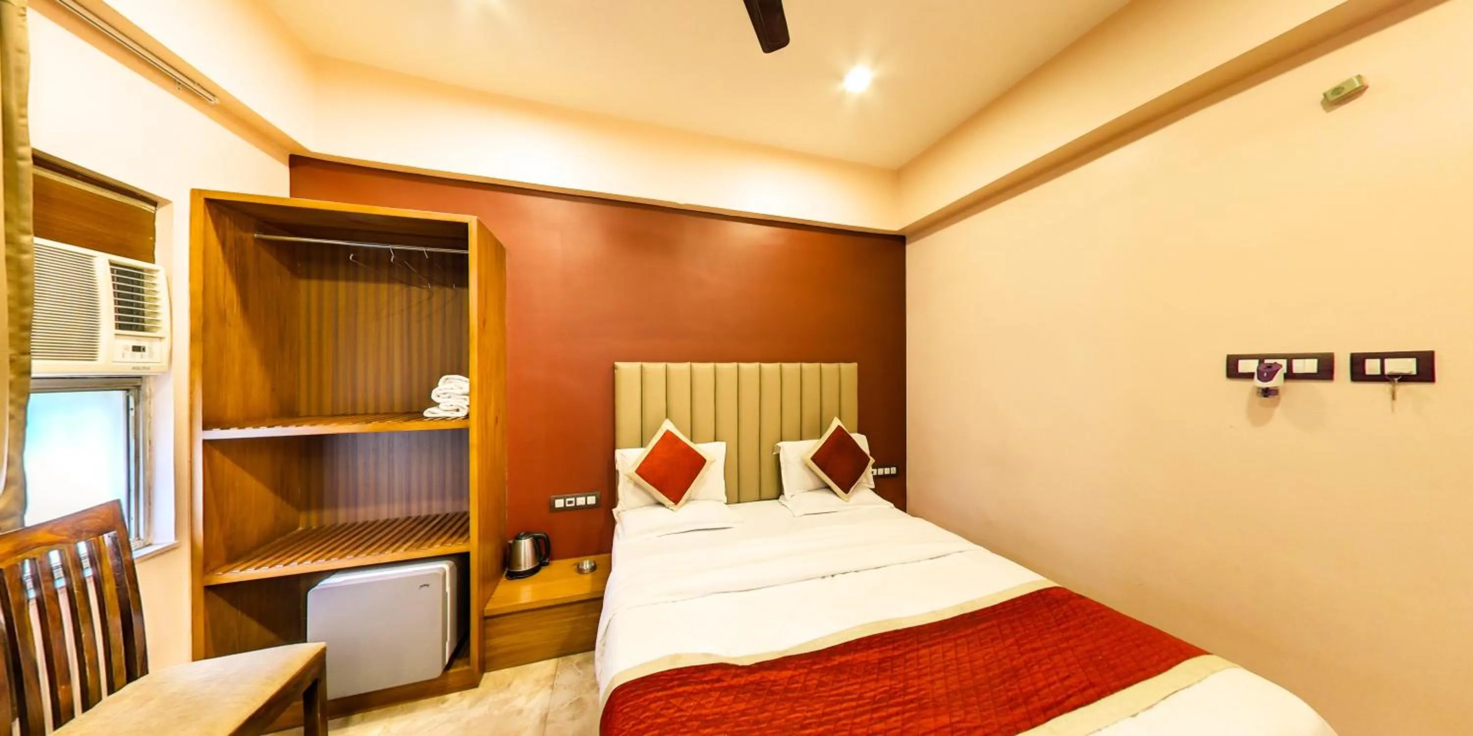 Bed in Hotel Vishram