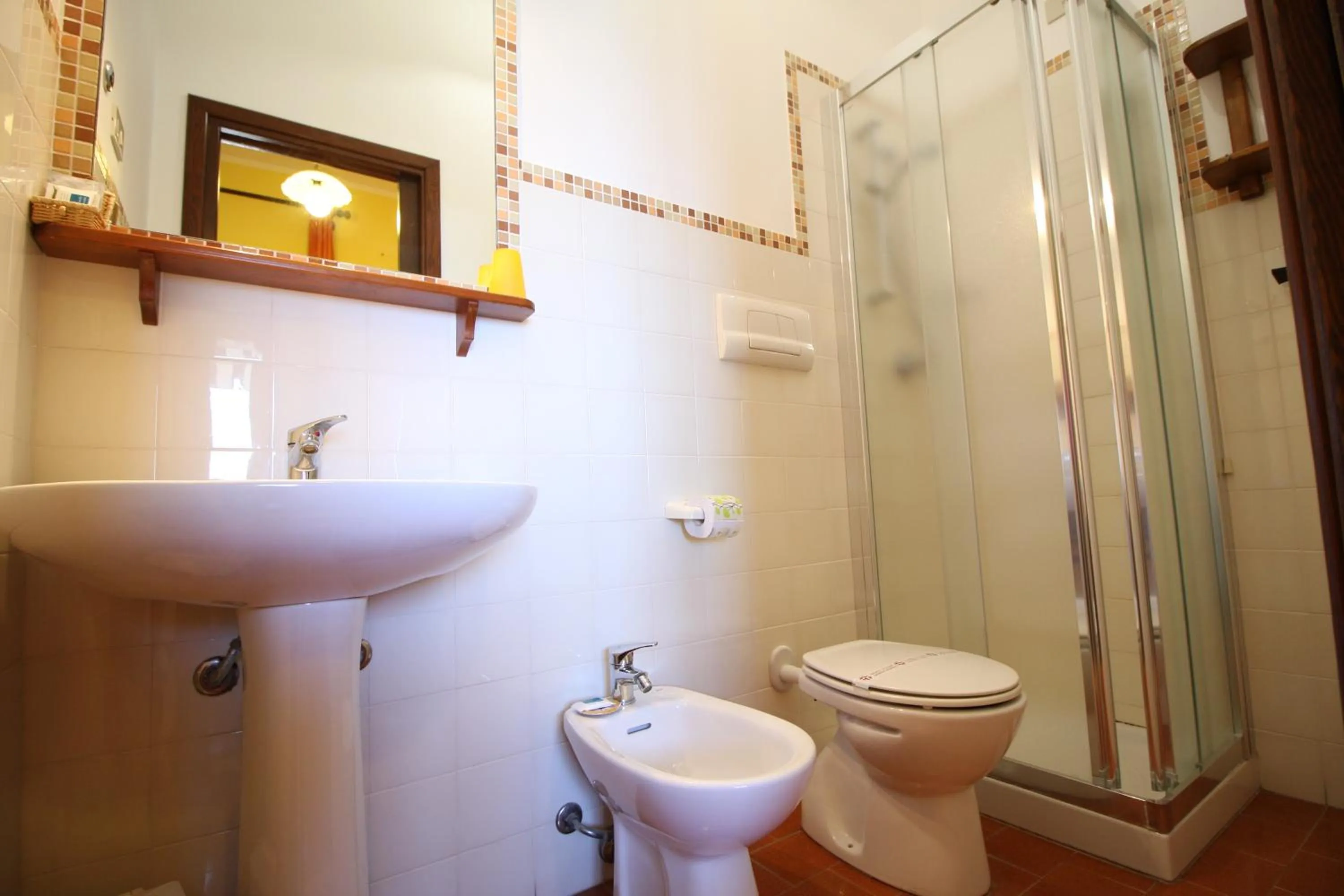 Shower in B&B Villa Rosa