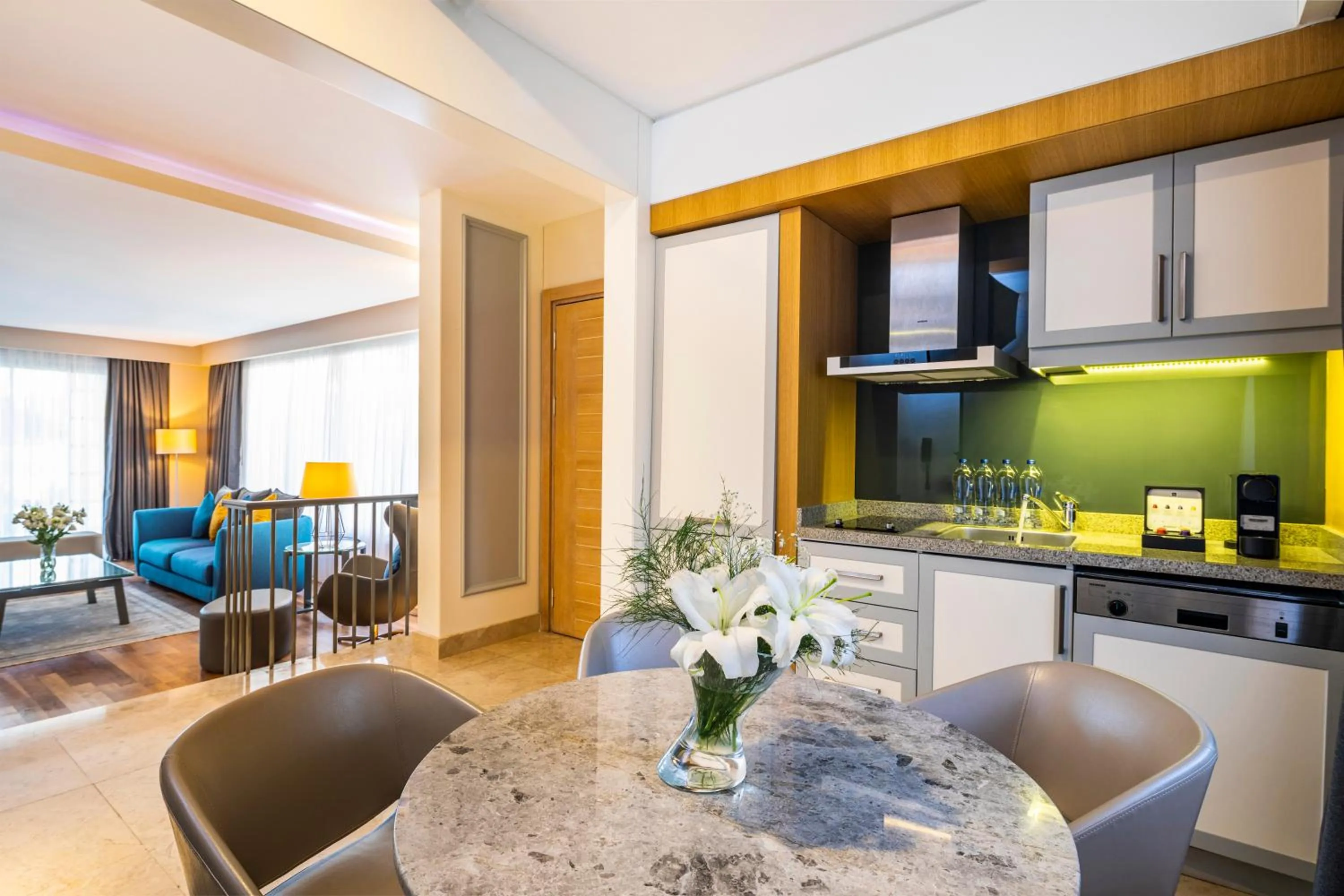 Kitchen or kitchenette in Kempinski Hotel The Dome Belek