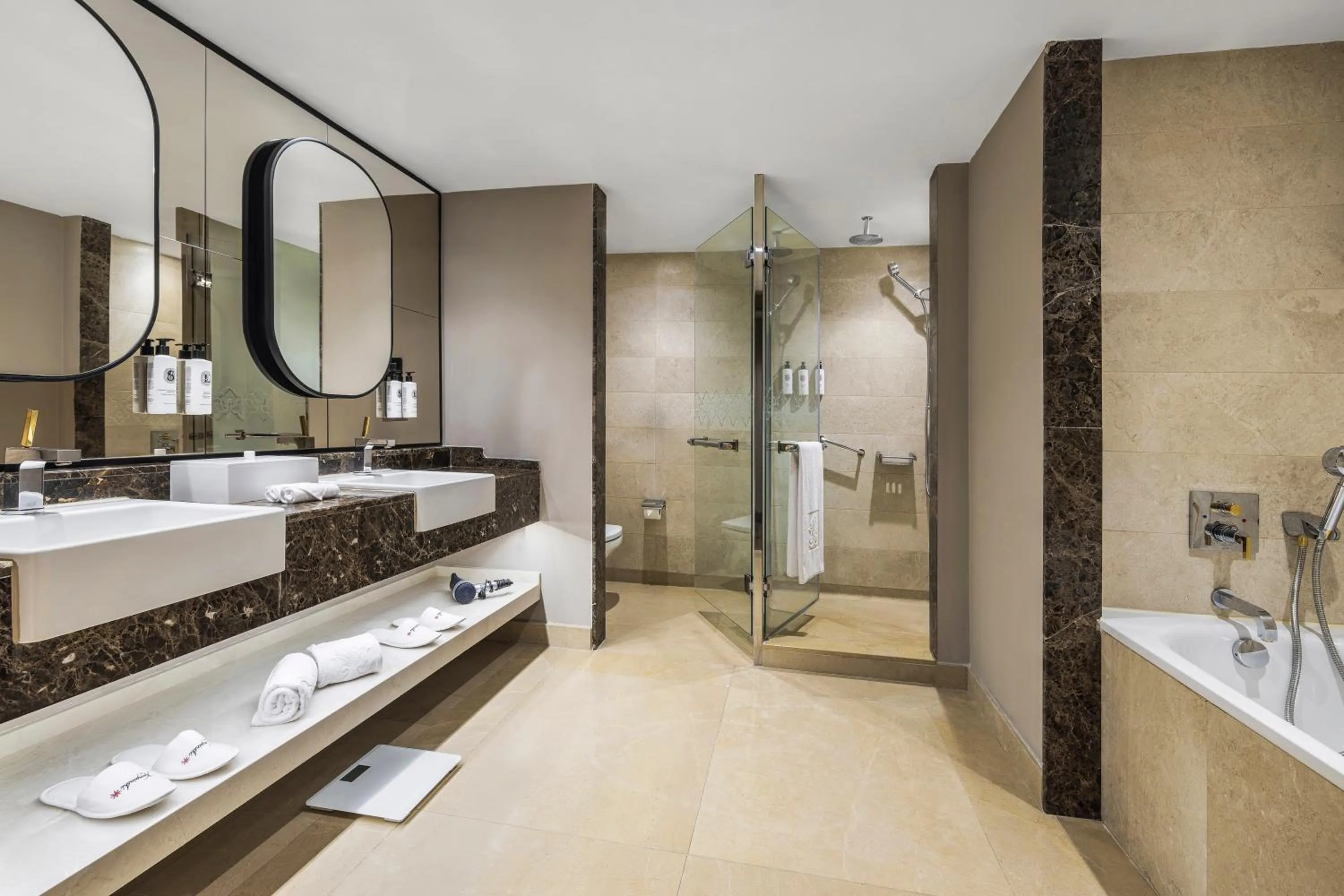 Shower in Kempinski Hotel The Dome Belek