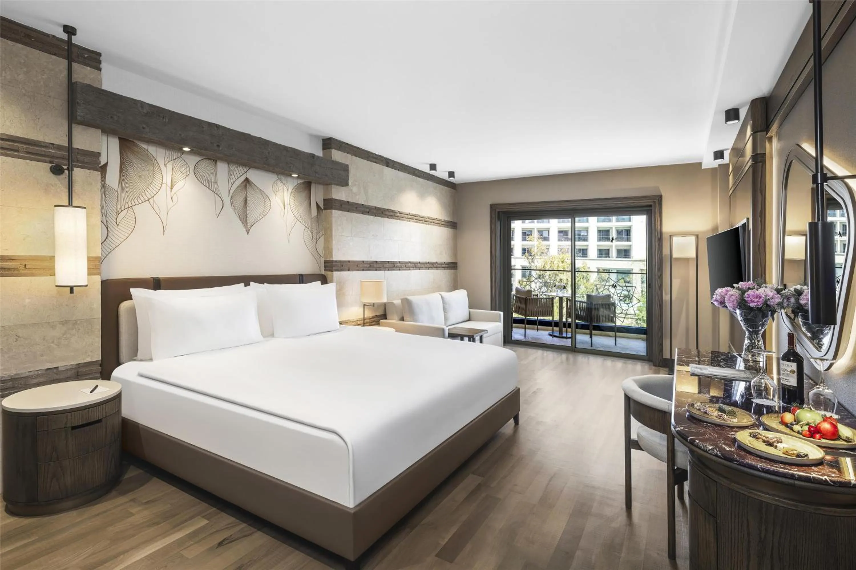 Bedroom, Bed in Kempinski Hotel The Dome Belek