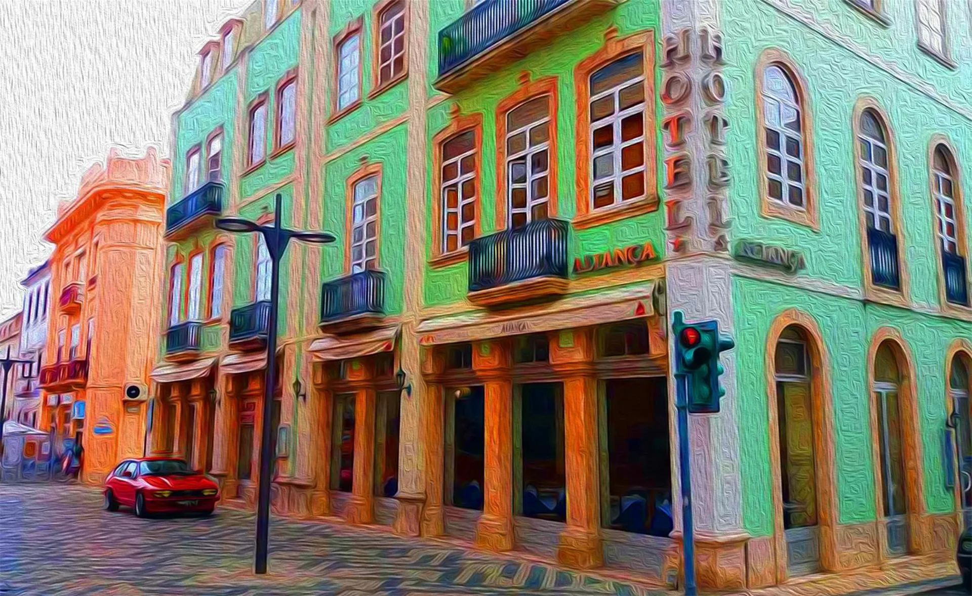 Property building in Hotel Alianca