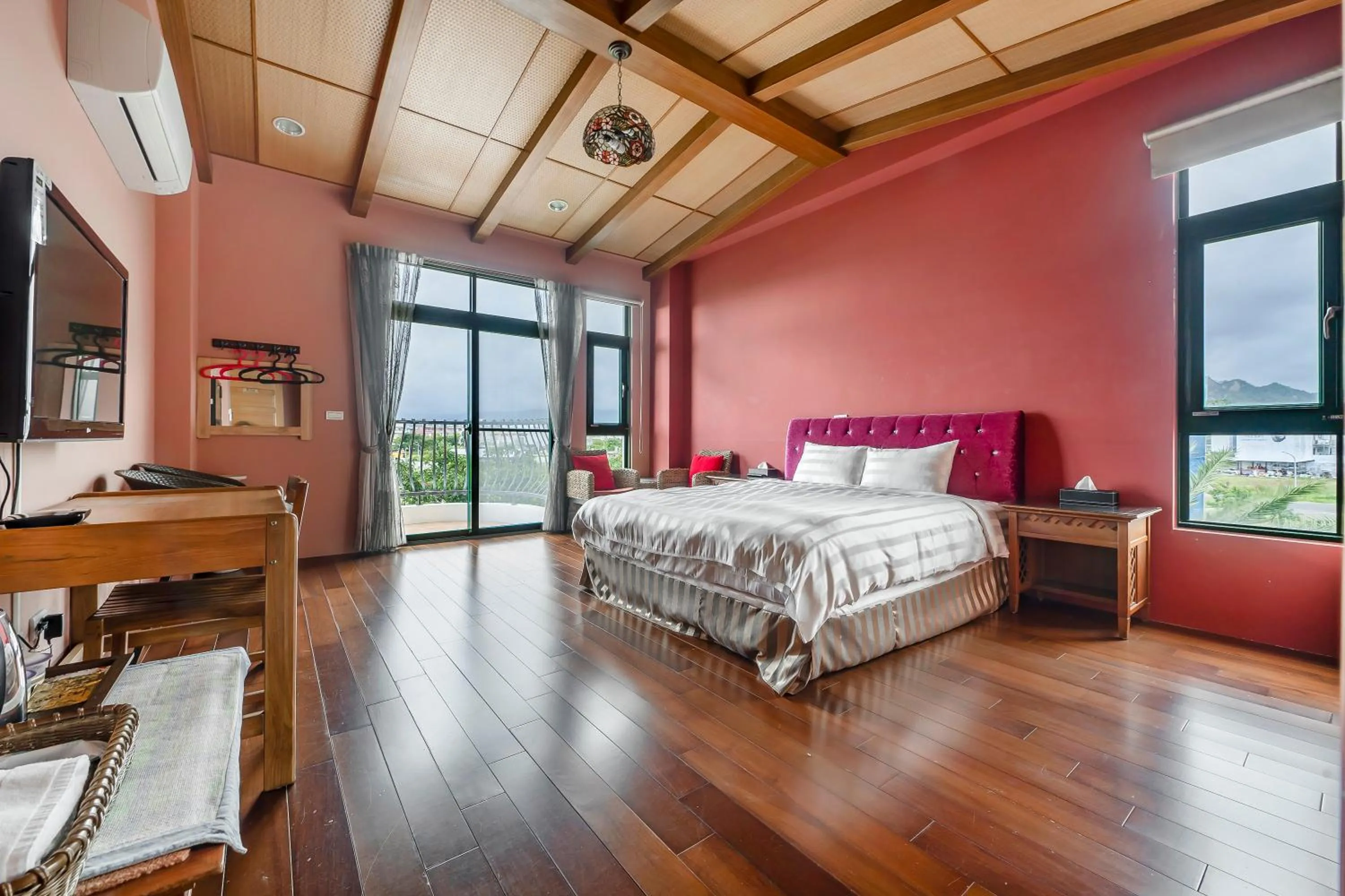 Bed in Summer Garden