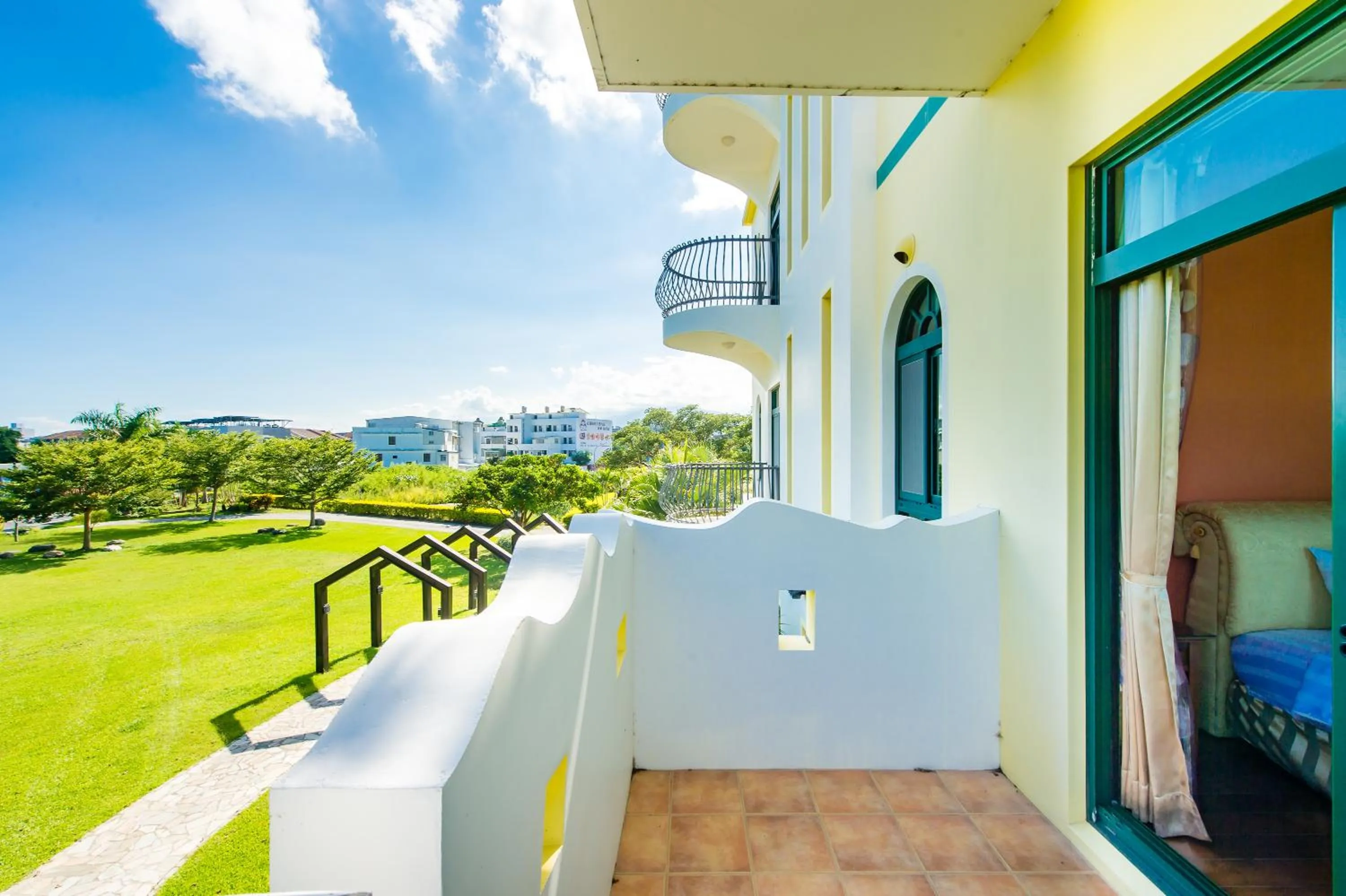 Balcony/Terrace in Summer Garden