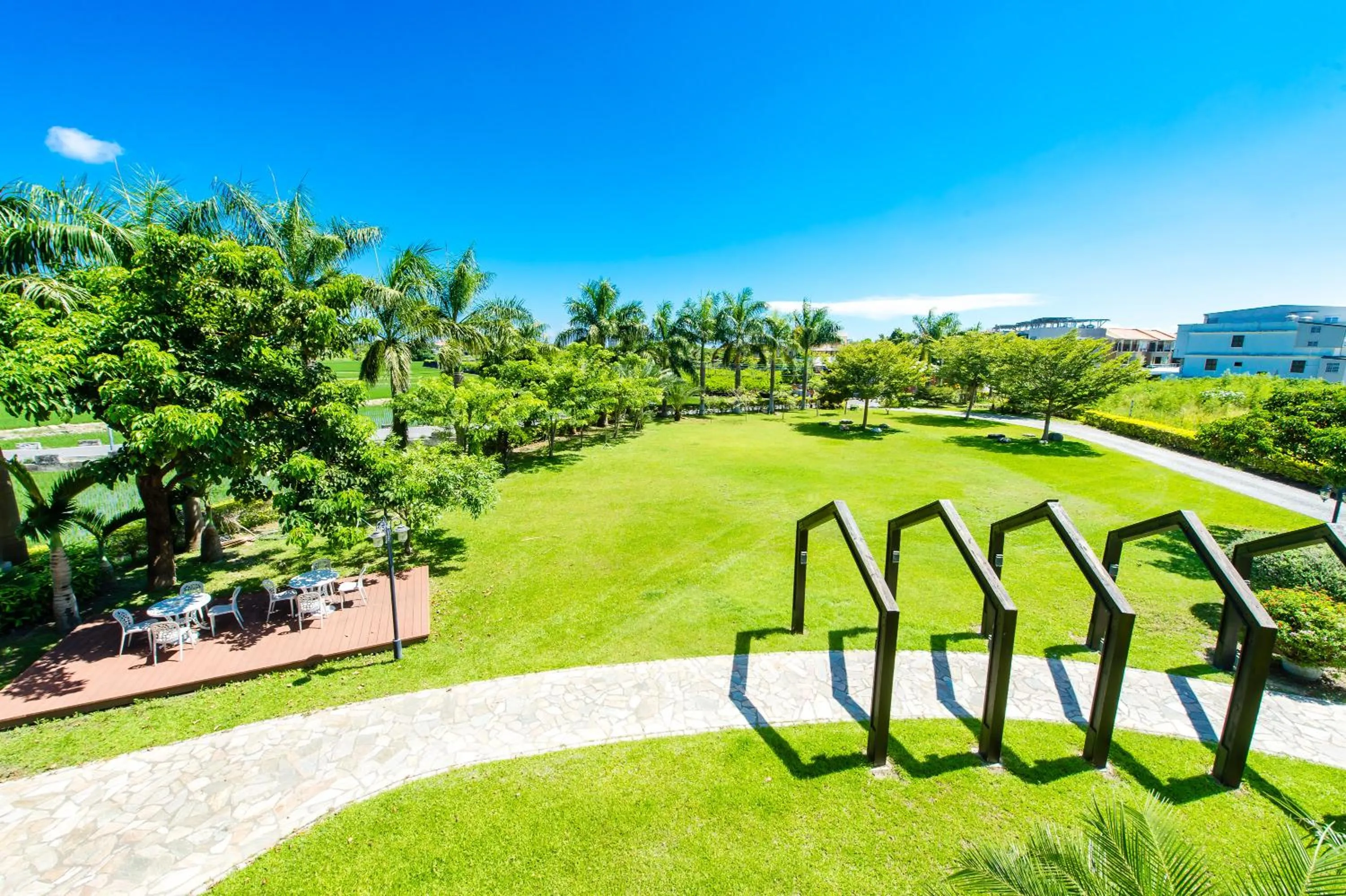 Balcony/Terrace in Summer Garden