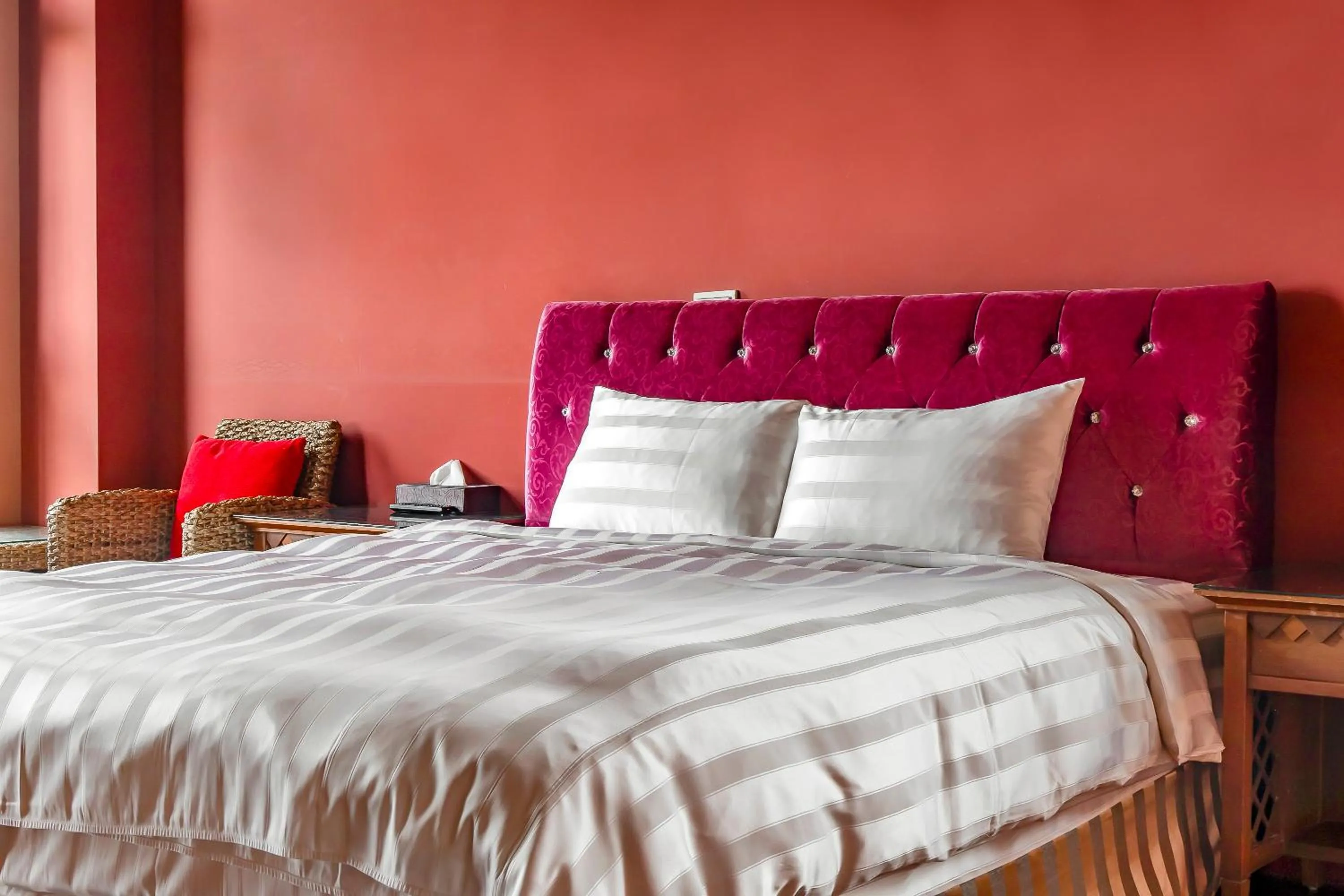 Bed in Summer Garden