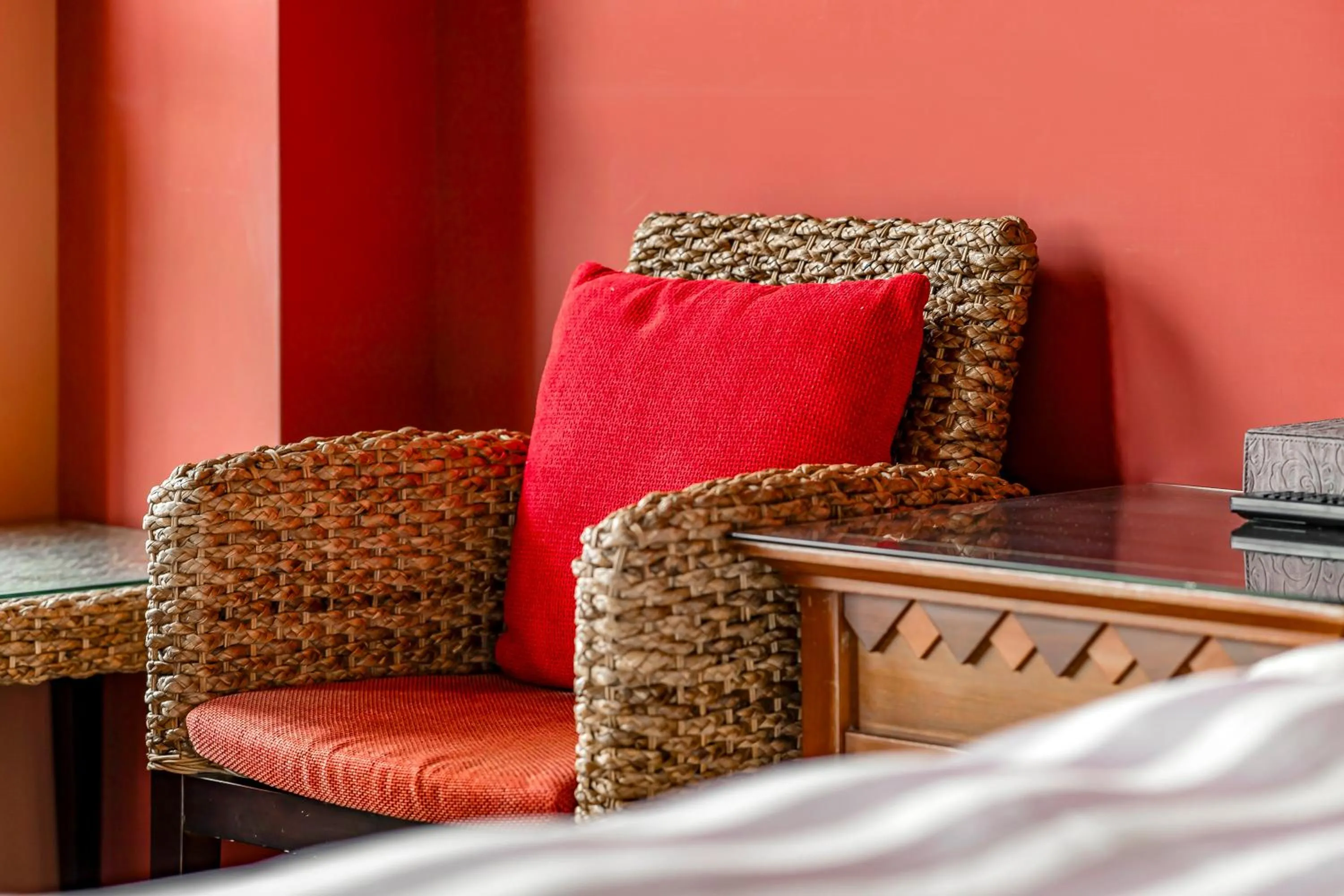 Bed in Summer Garden