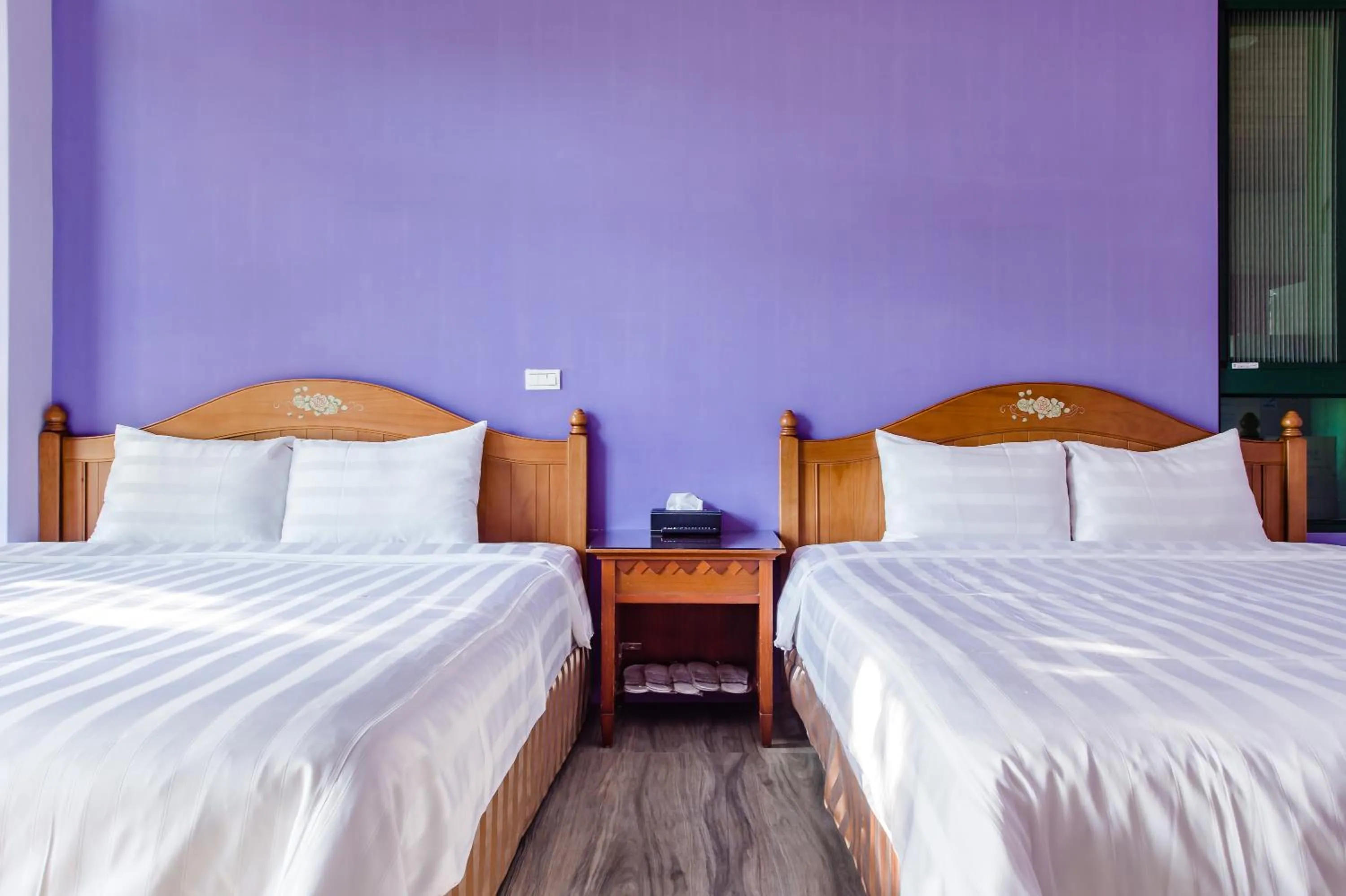 Bedroom, Bed in Summer Garden